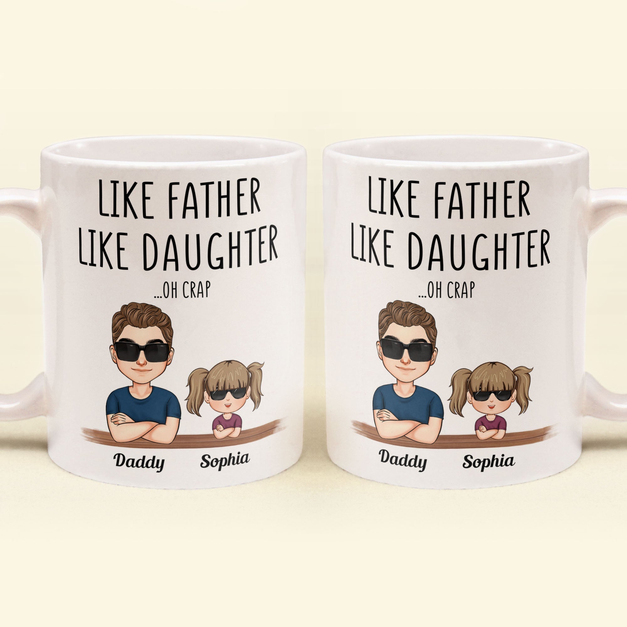 Like Father Like Daughter - Personalized Mug