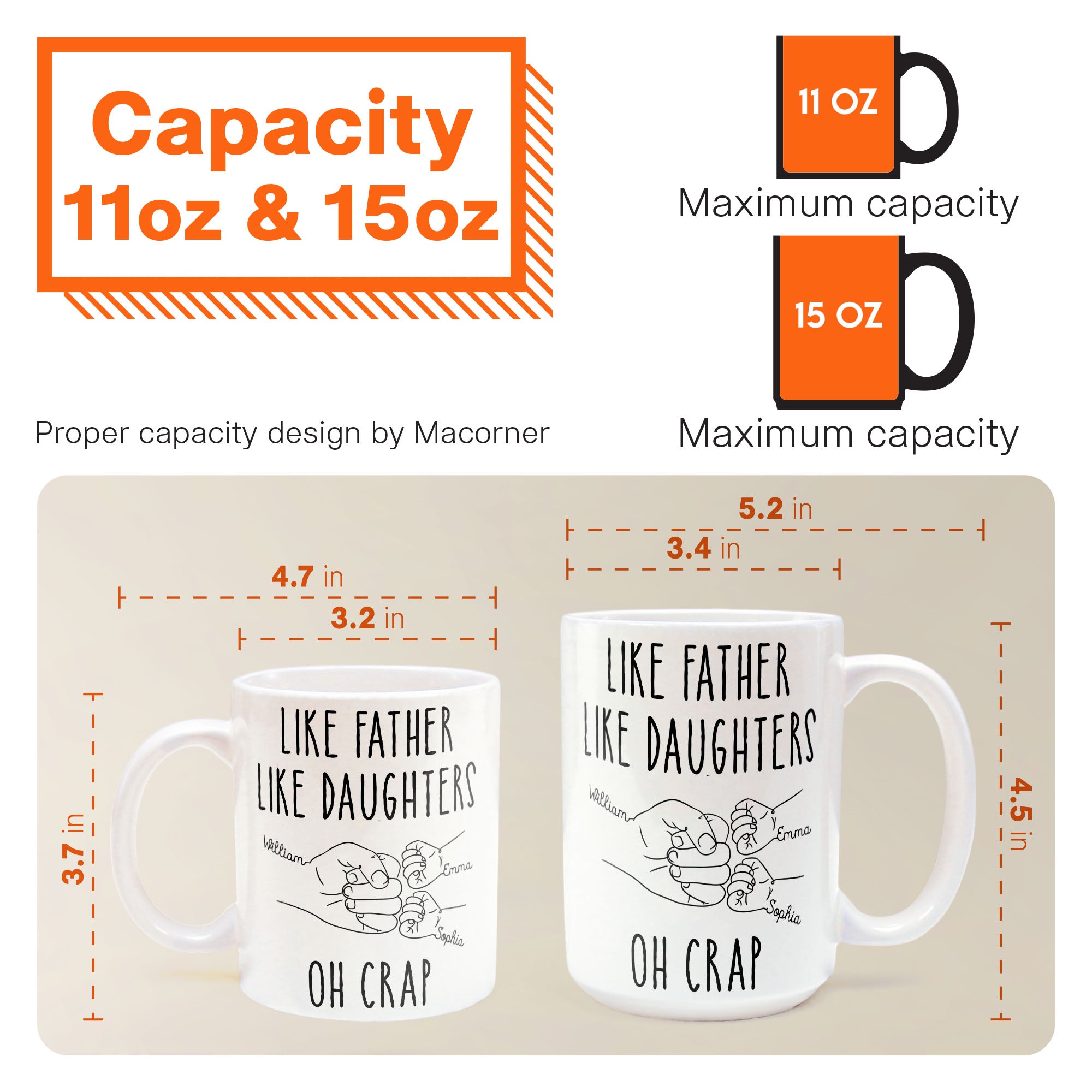 Like Father Like Daughter - Personalized Mug