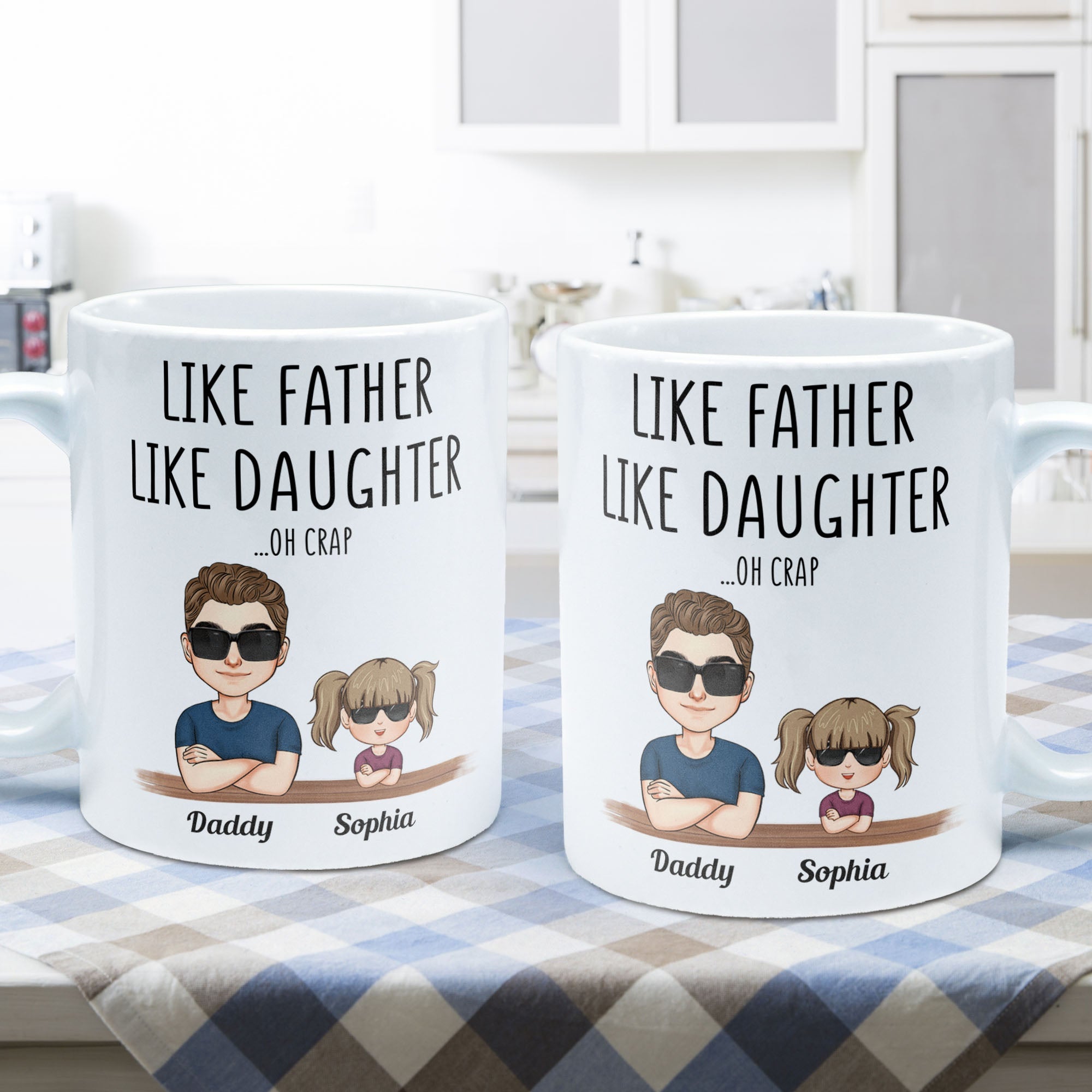 Like Father Like Daughter - Personalized Mug