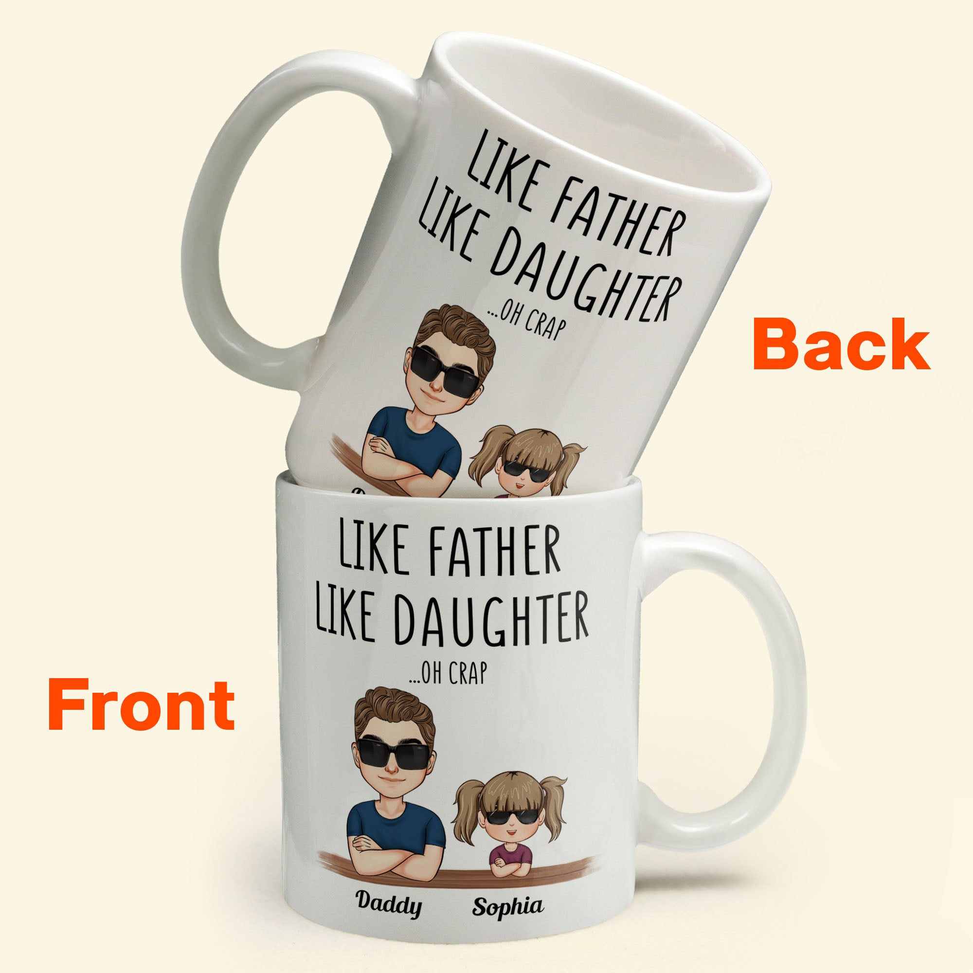 Like Father Like Daughter - Personalized Mug