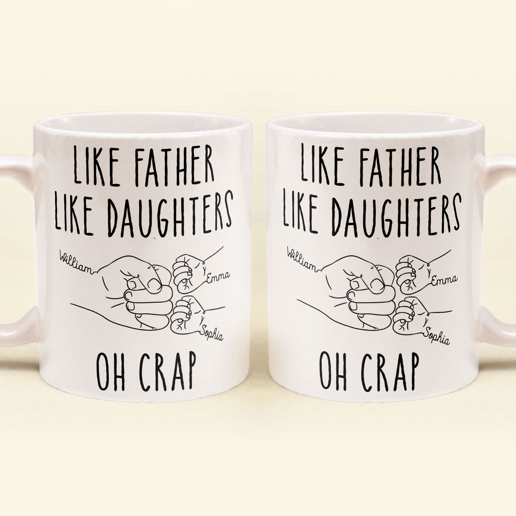 Like Father Like Daughter - Personalized Mug