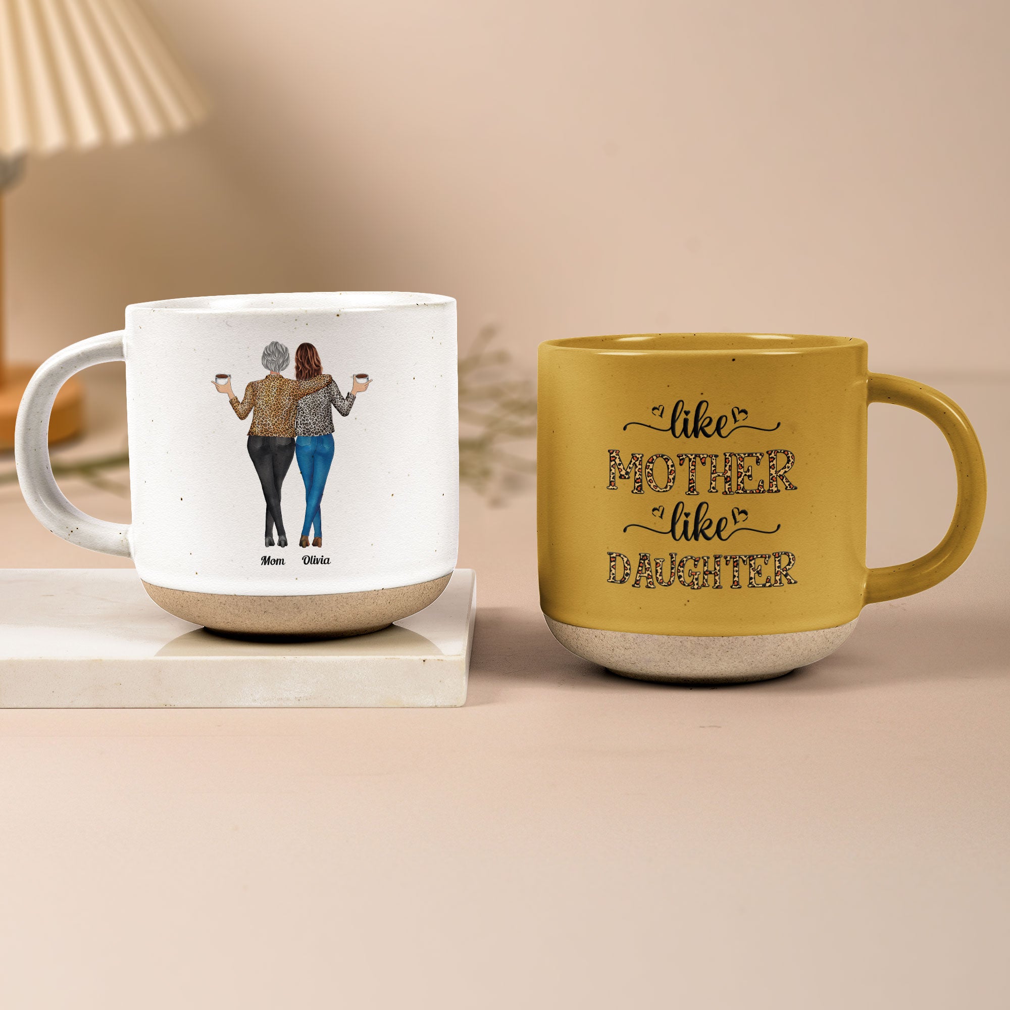 Like Mother Like Daughter - Personalized Pottery Mug