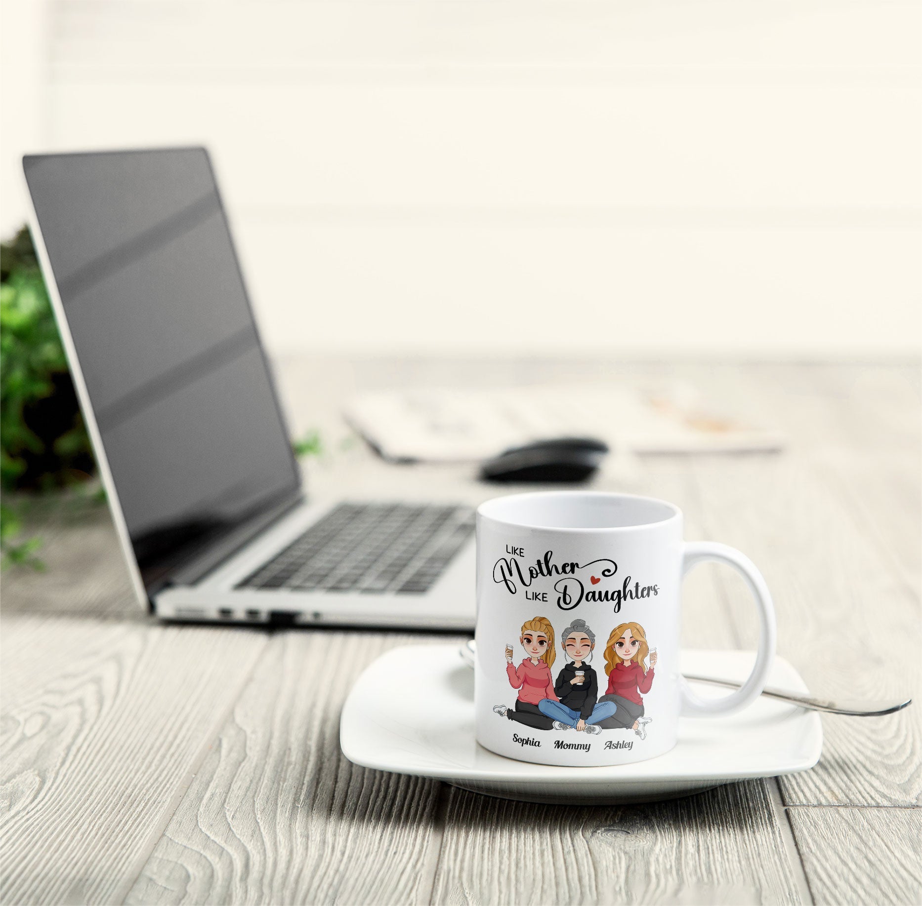 Like Mother Like Daughters - Personalized Mug