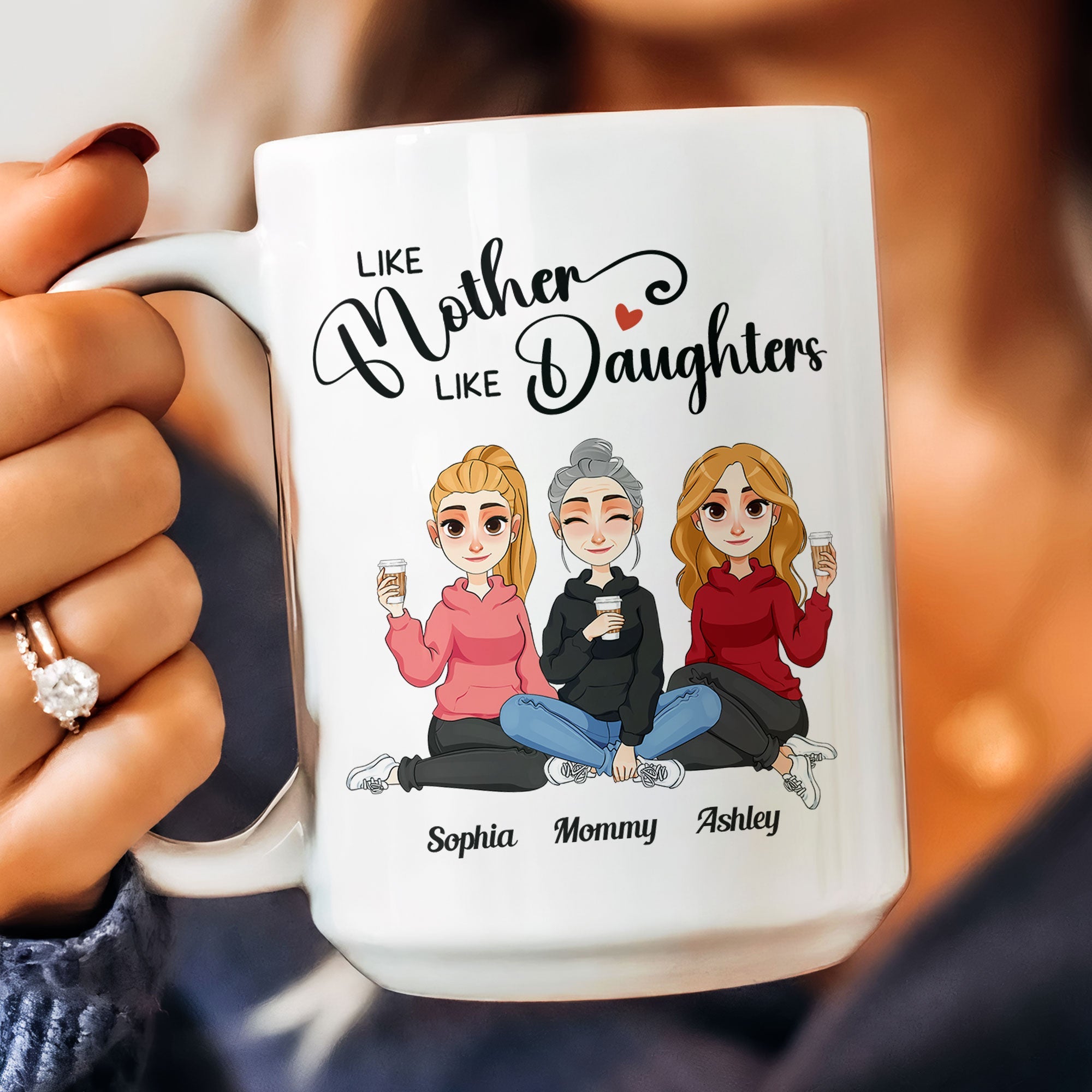 Like Mother Like Daughters - Personalized Mug