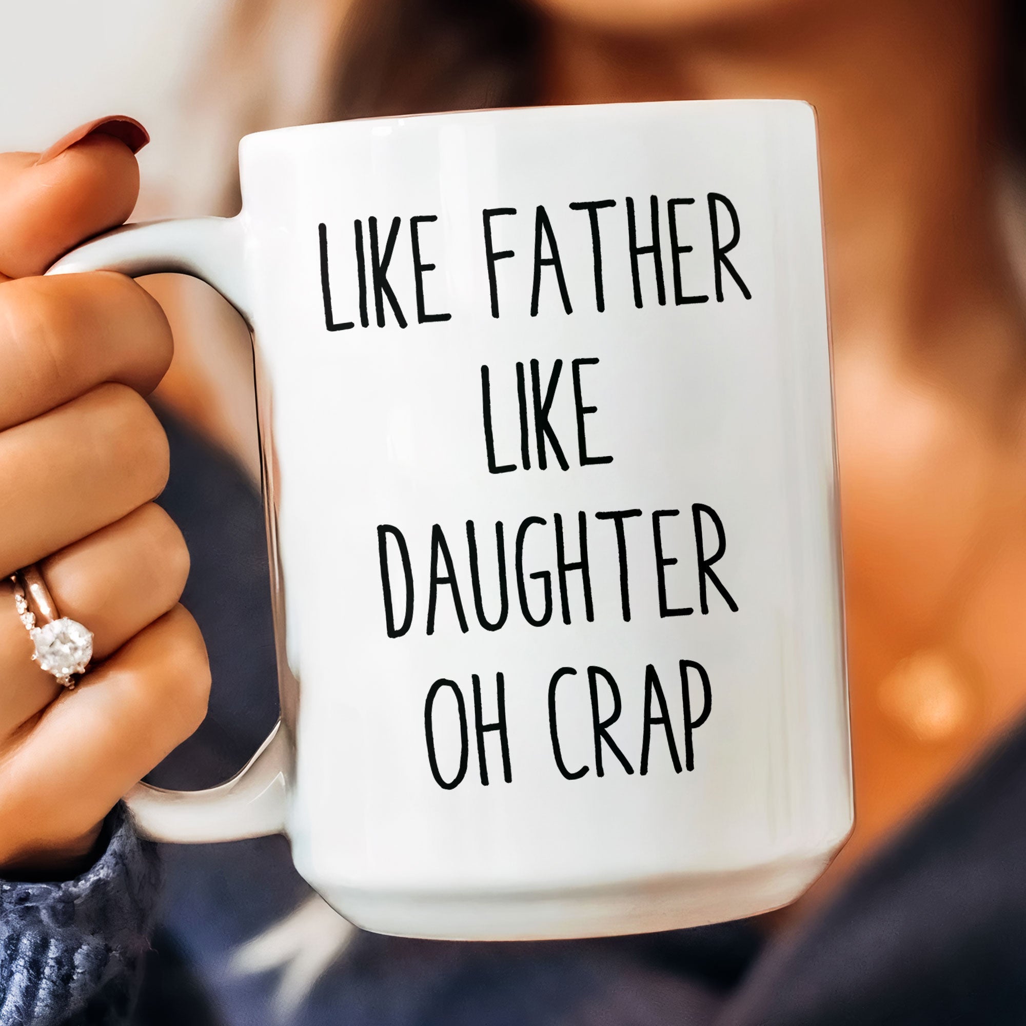 Like Dad Like Daughter - Personalized Mug