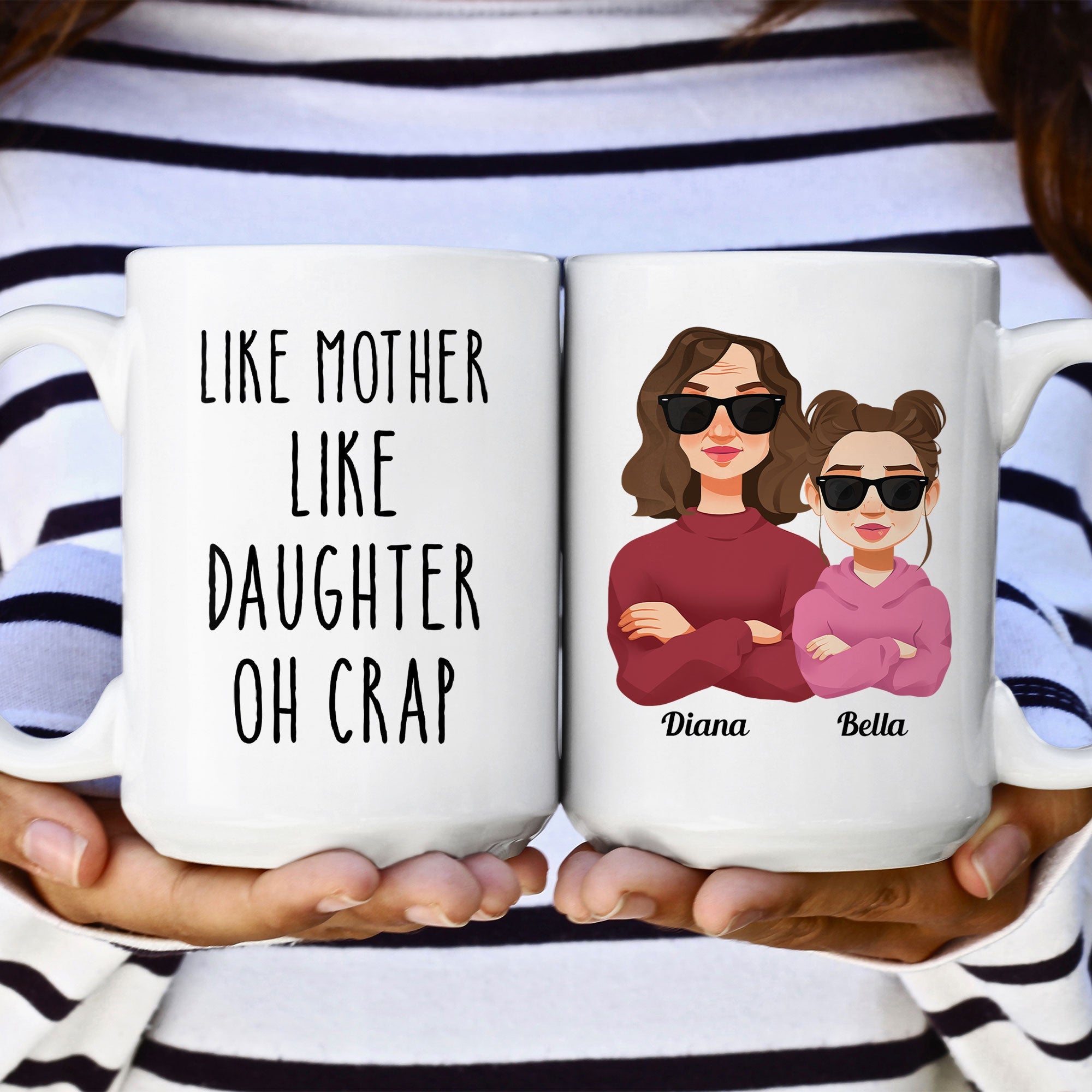 Like Mom Like Daughter - Personalized Mug