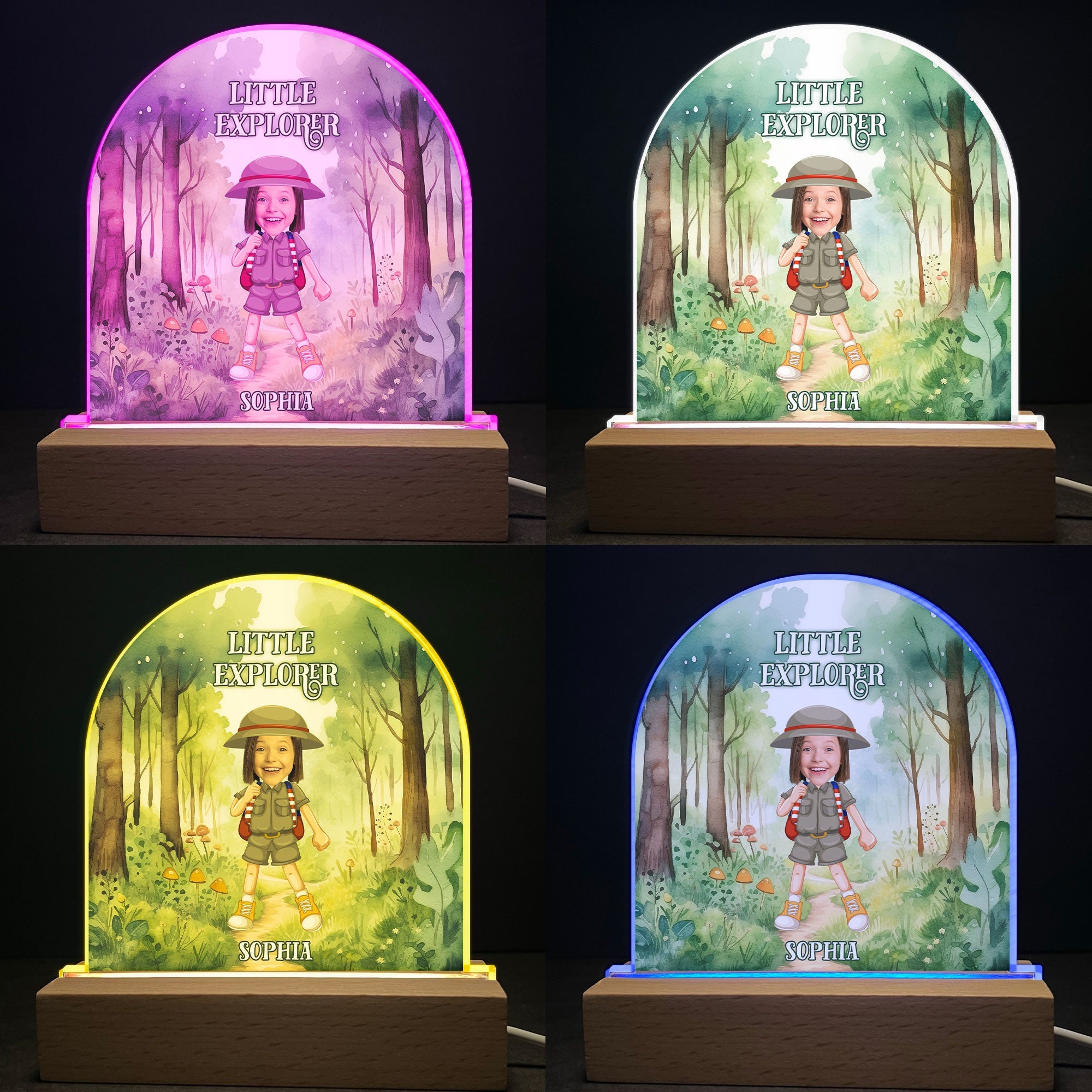 Little Explorer - Personalized Photo LED Light