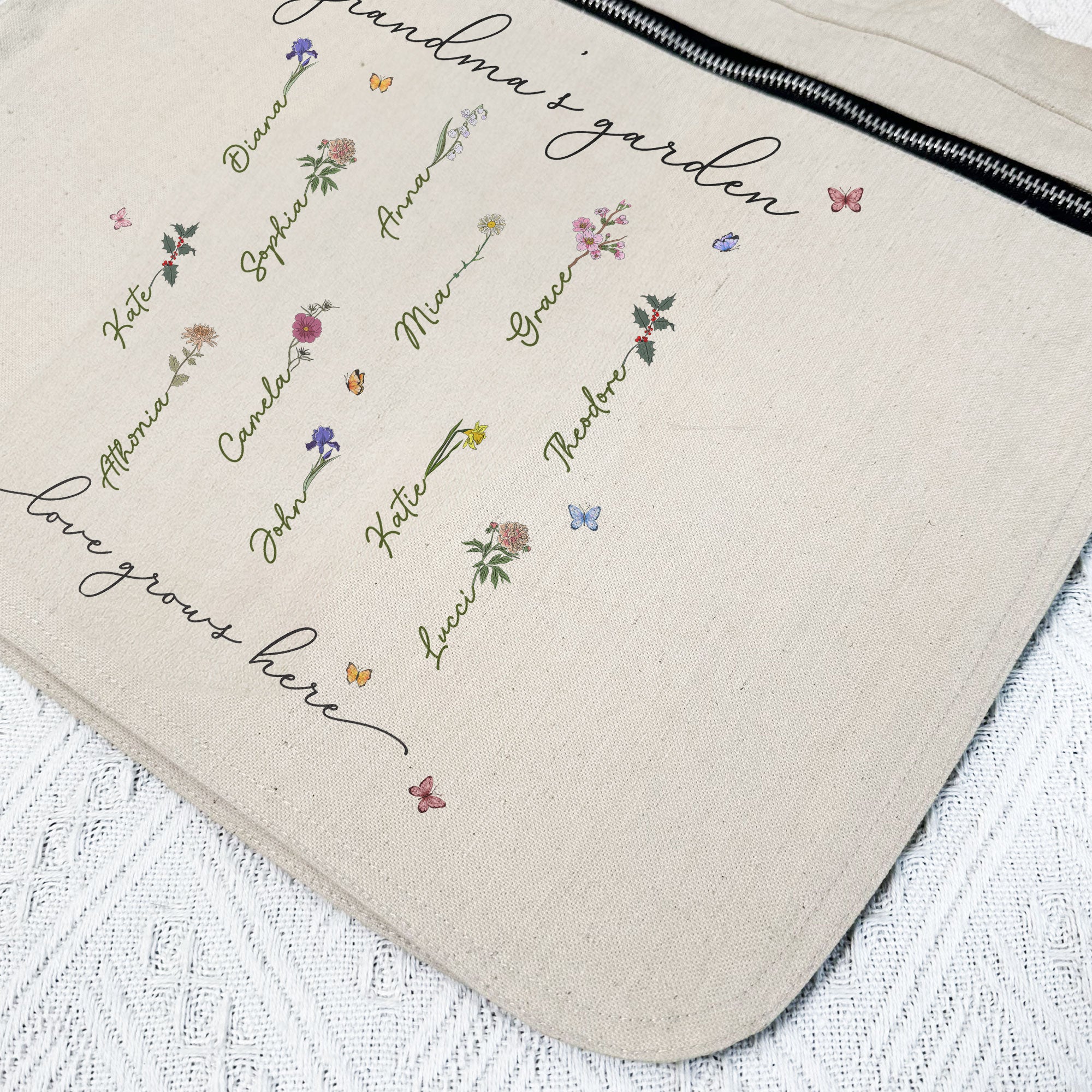 Love Grows In Grandma's Garden  - Personalized Gardening Apron