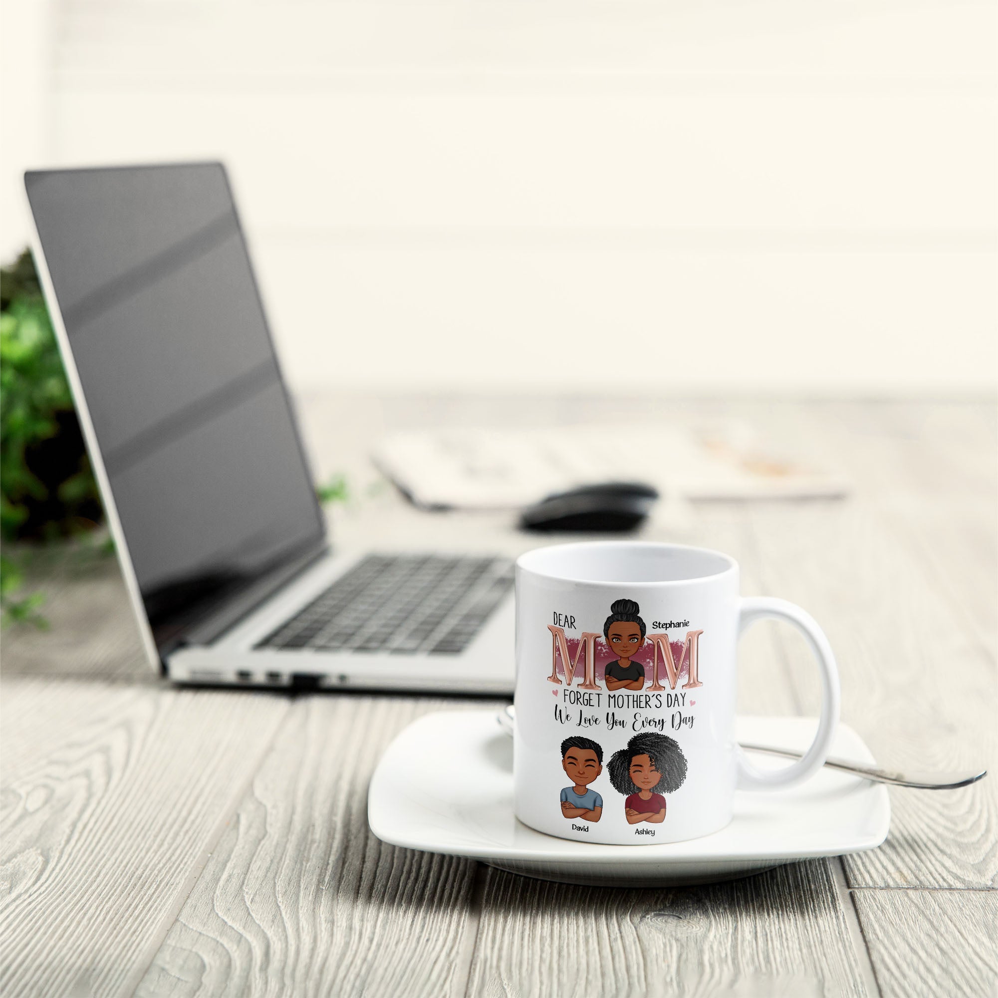 Love Mom Every Day - Personalized Mug