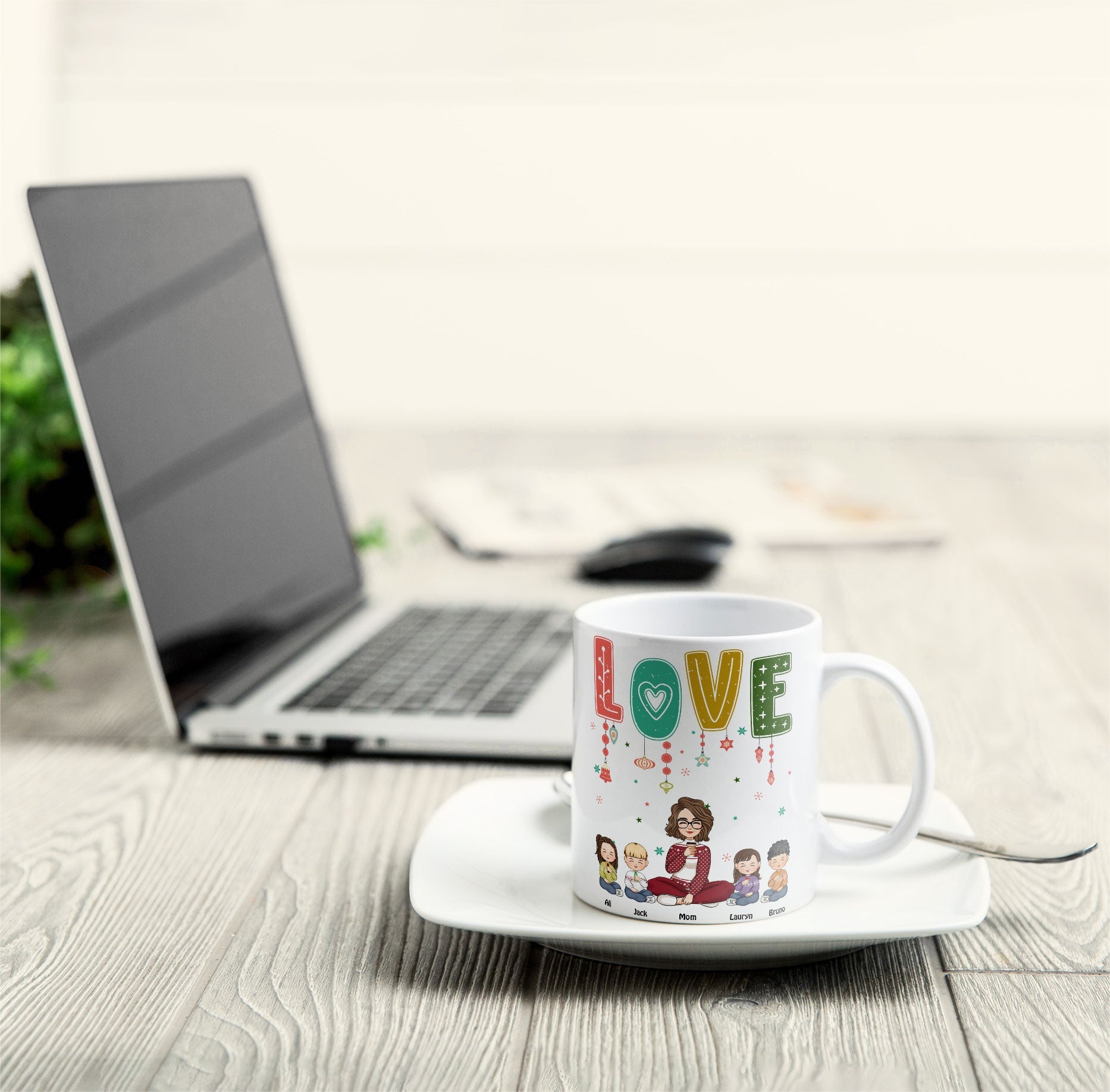 Love Mom - Personalized Mug