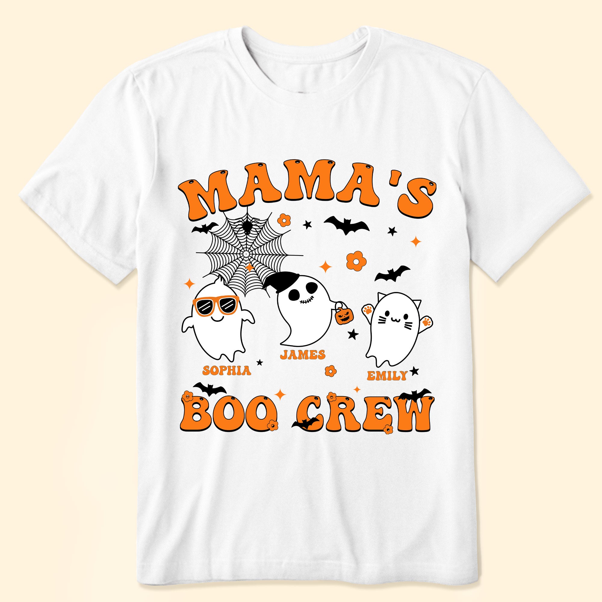 Mama's Boo Crew Halloween Spooky - Personalized Shirt