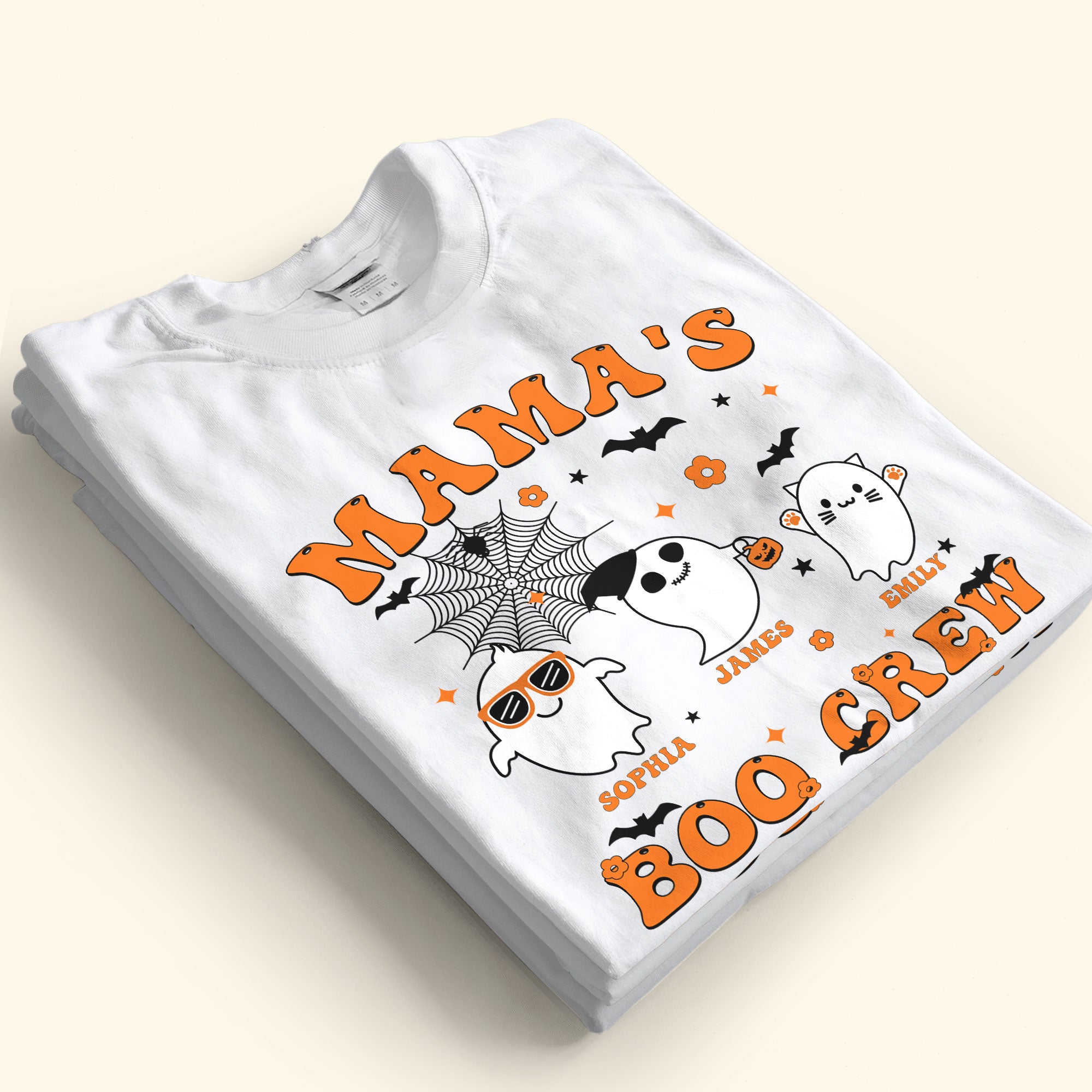 Mama's Boo Crew Halloween Spooky - Personalized Shirt