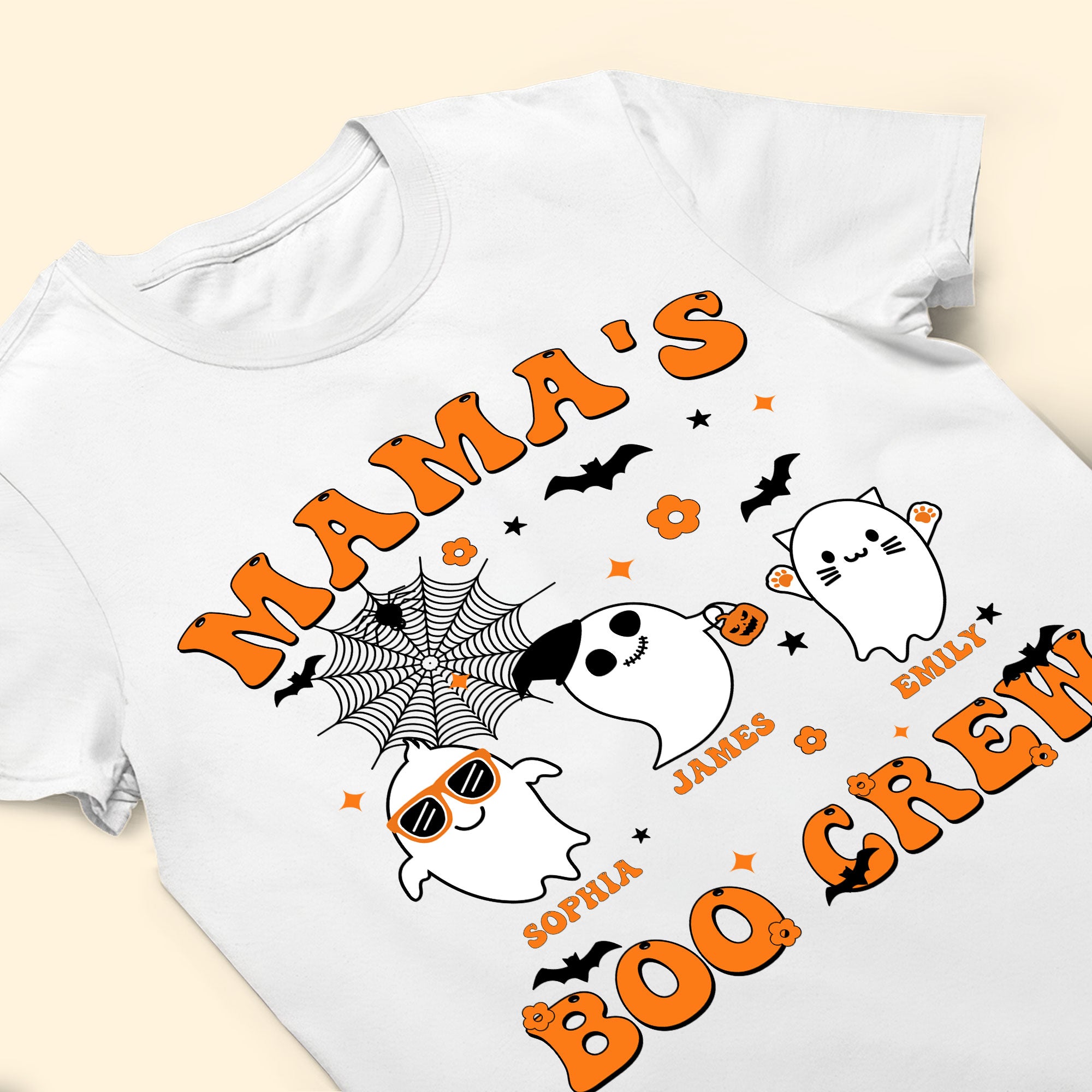 Mama's Boo Crew Halloween Spooky - Personalized Shirt