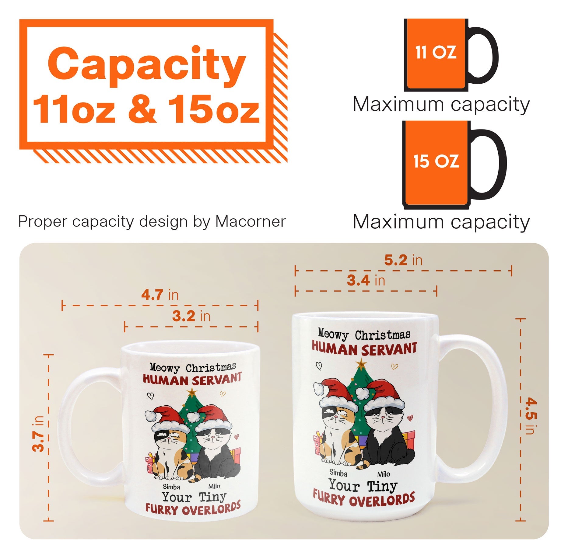 Meowy Christmas - Personalized Mug