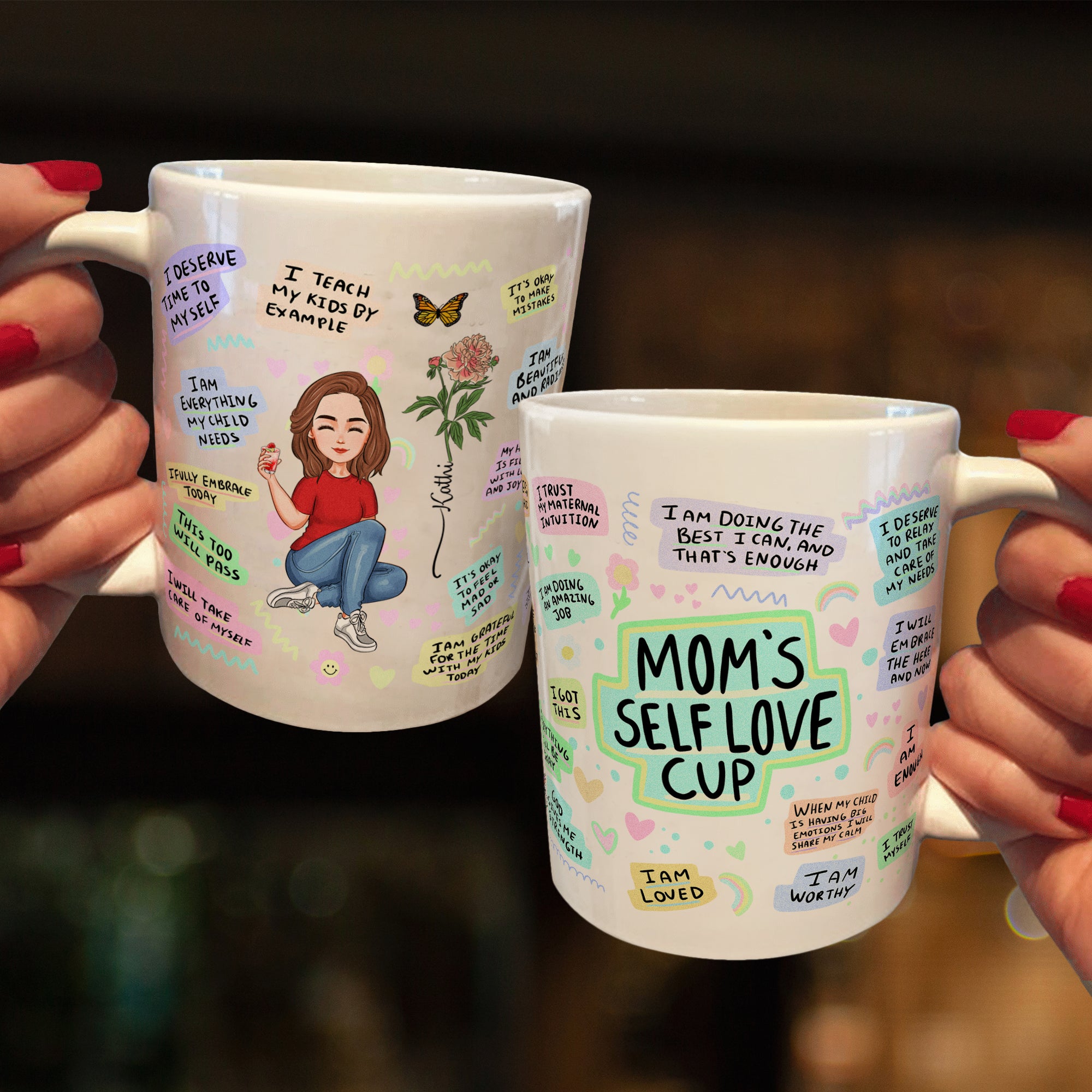 Mom Daily Affirmation - Personalized Mug