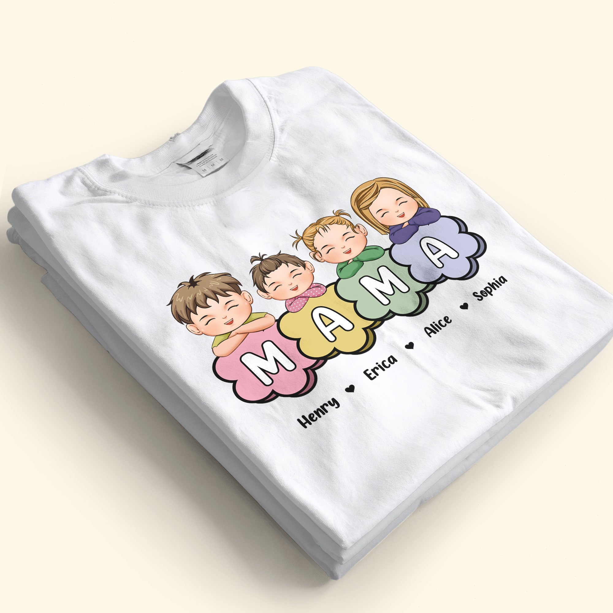 Mom - Flower Version - Personalized Shirt