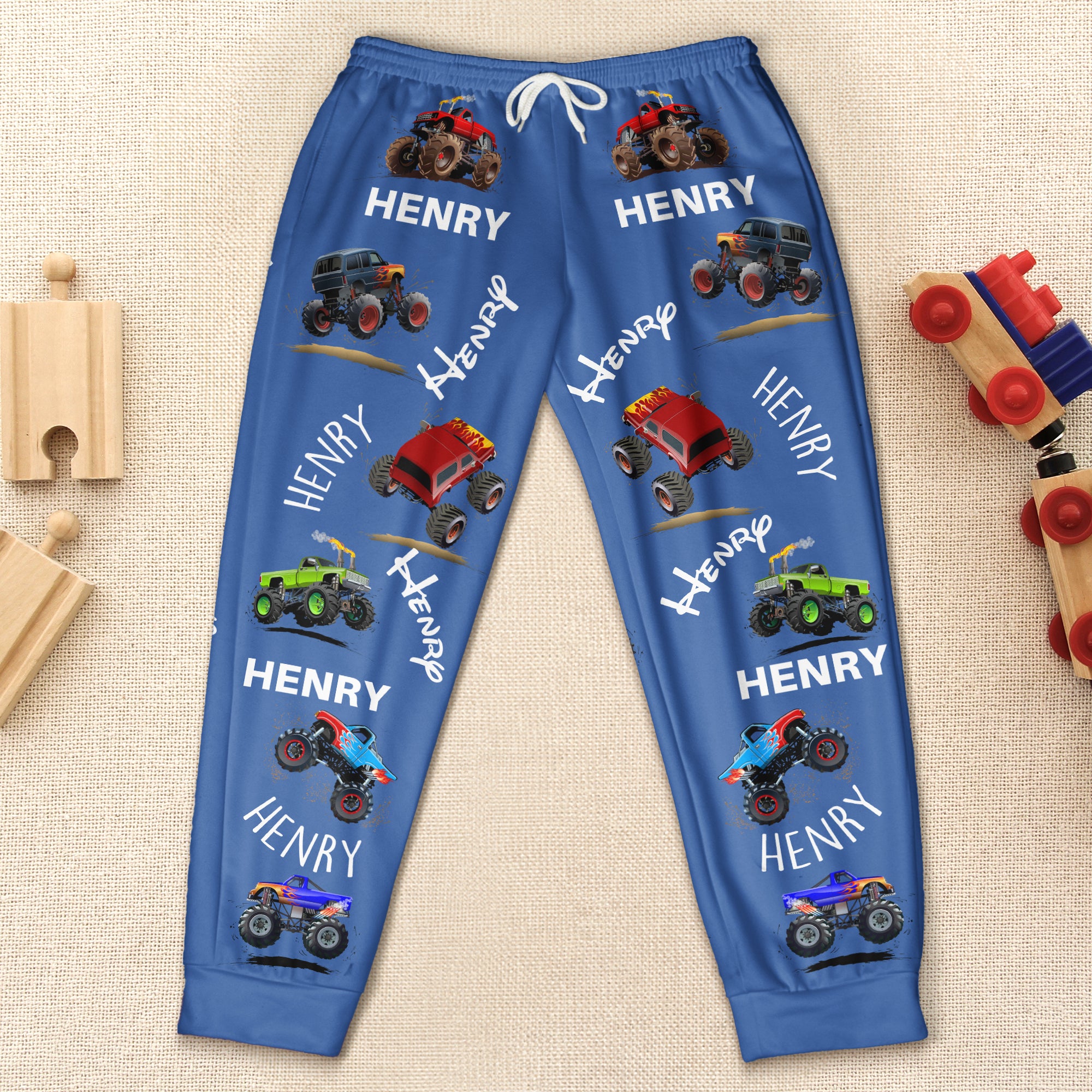 Monster Trucks - Personalized Sweatpants