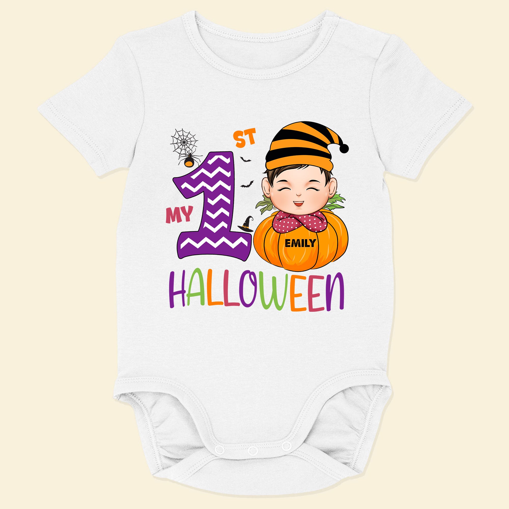 My 1st Halloween - Personalized Baby Onesie