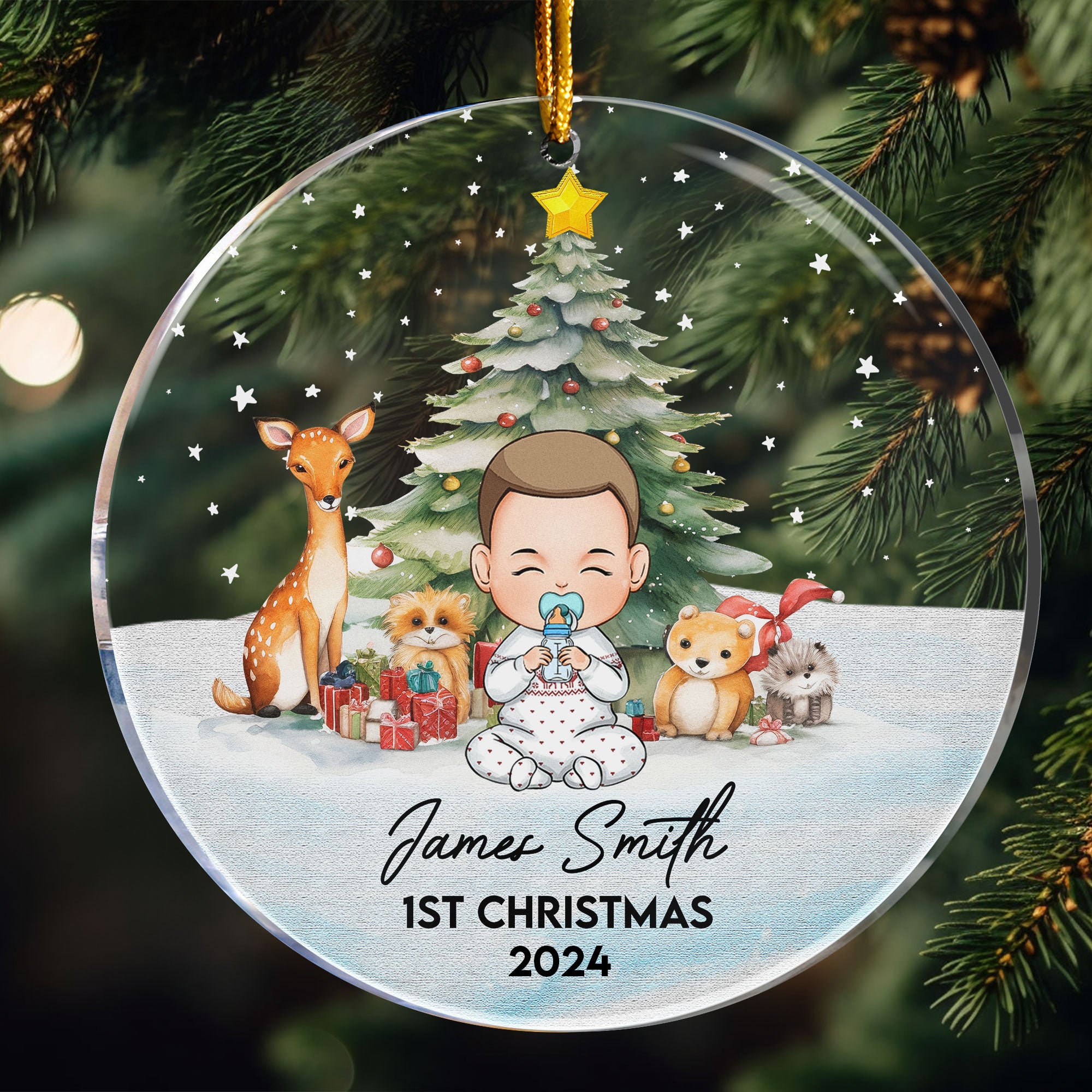 My 1st Christmas - Personalized Acrylic Ornament