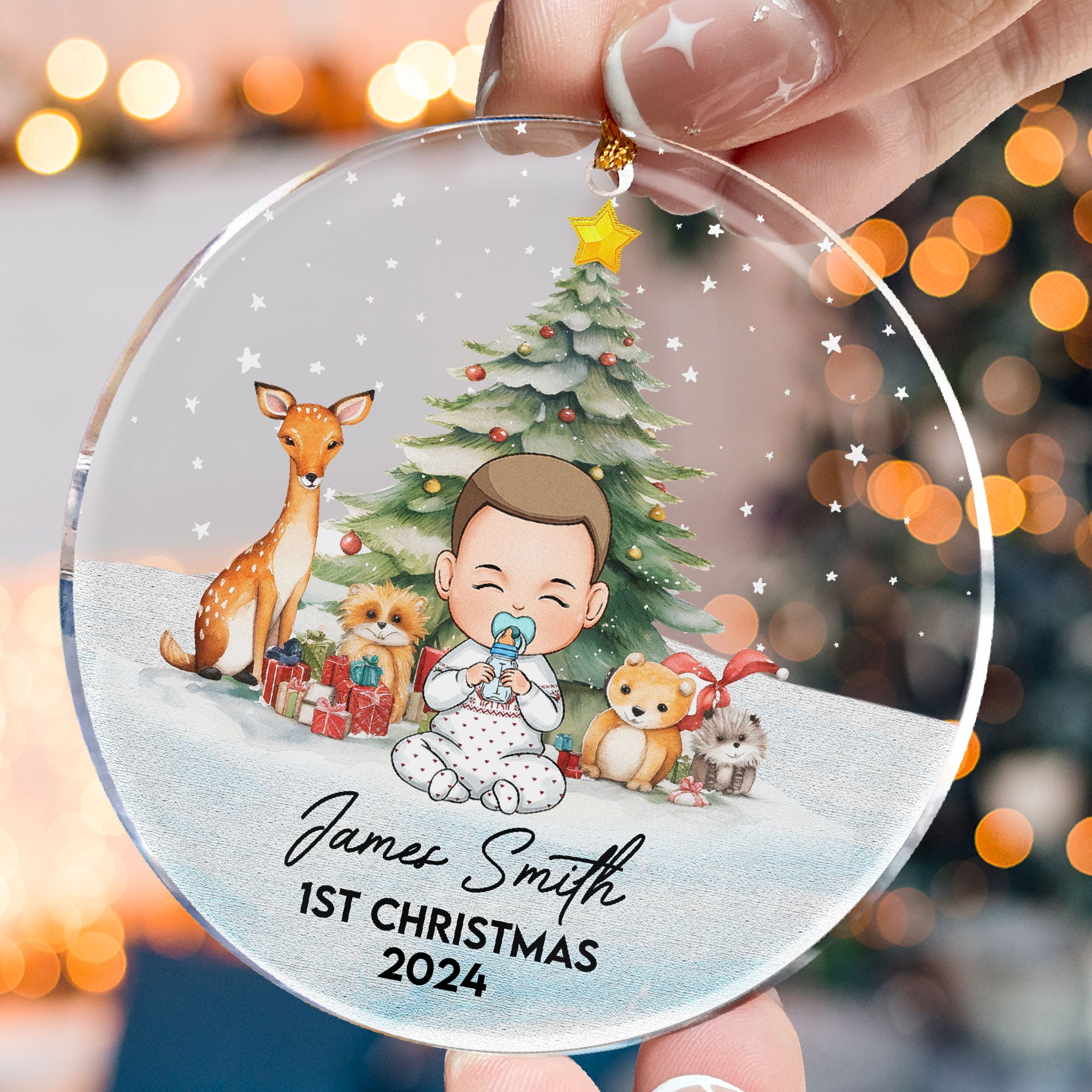 My 1st Christmas - Personalized Acrylic Ornament