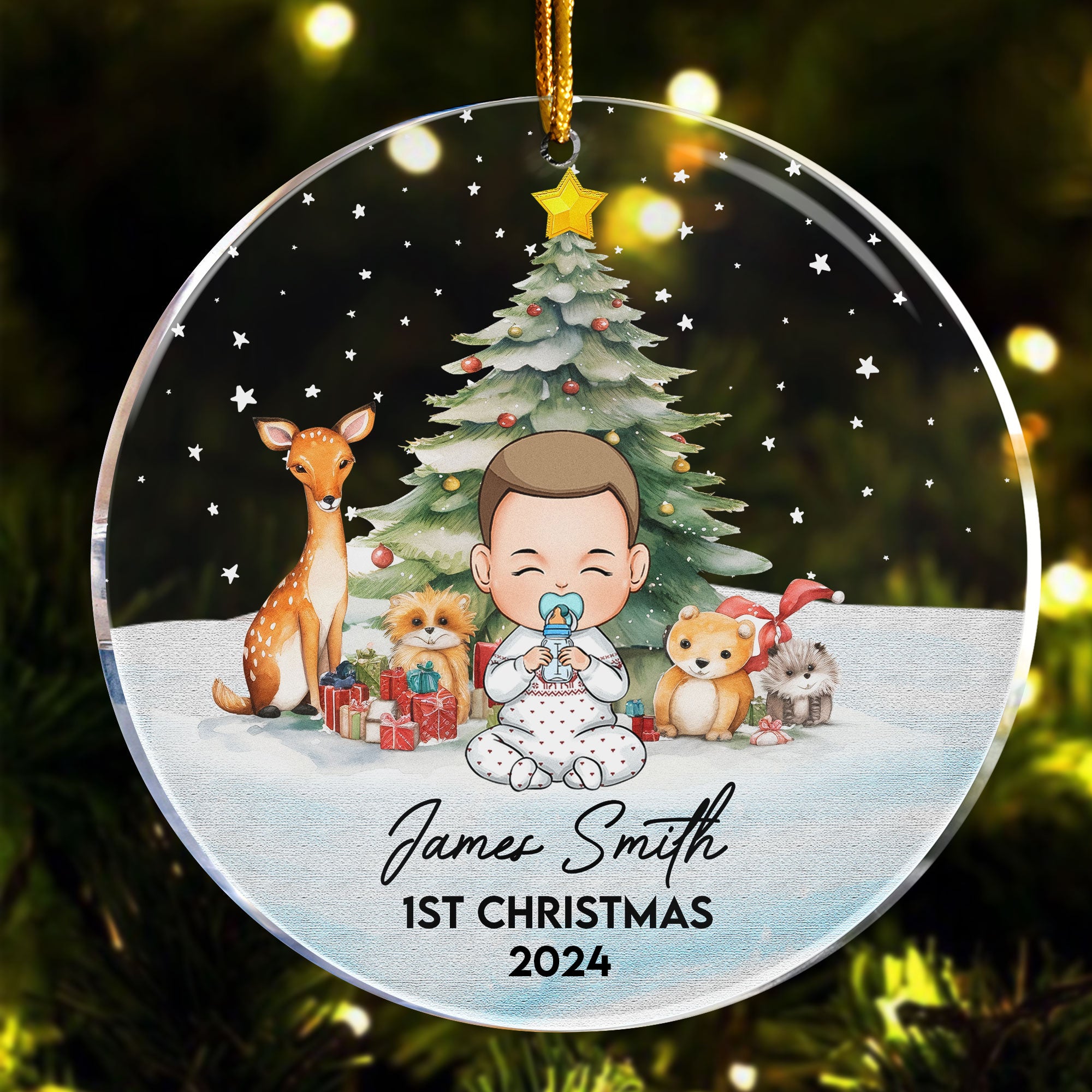 My 1st Christmas - Personalized Acrylic Ornament