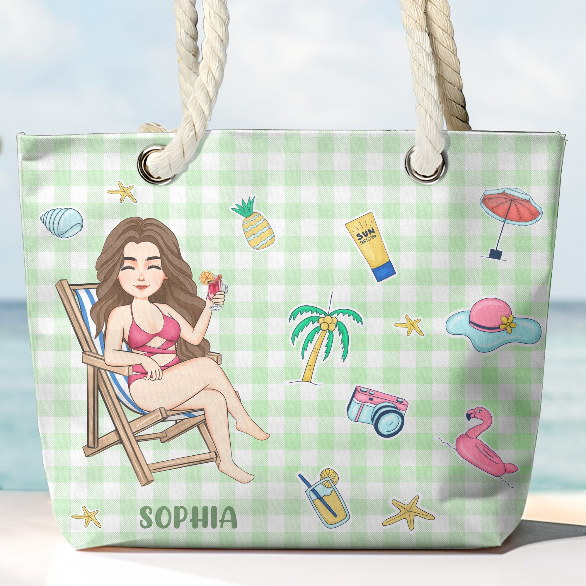 My Adorable Beach Bag - Personalized Beach Bag