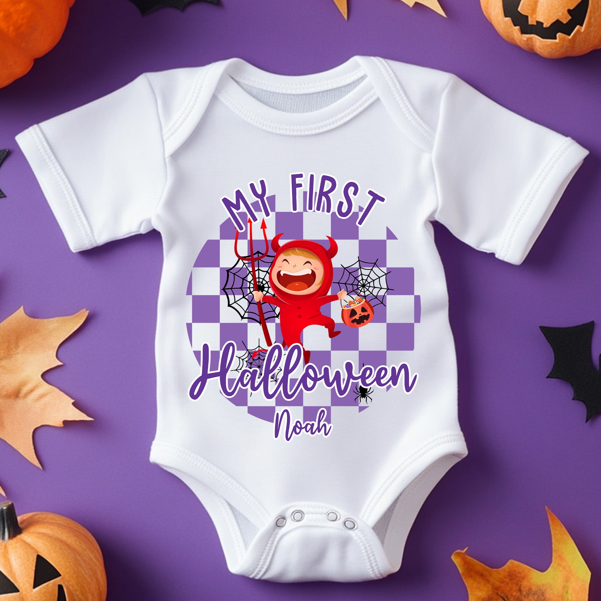 My Baby First Halloween - Personalized Baby Onesie