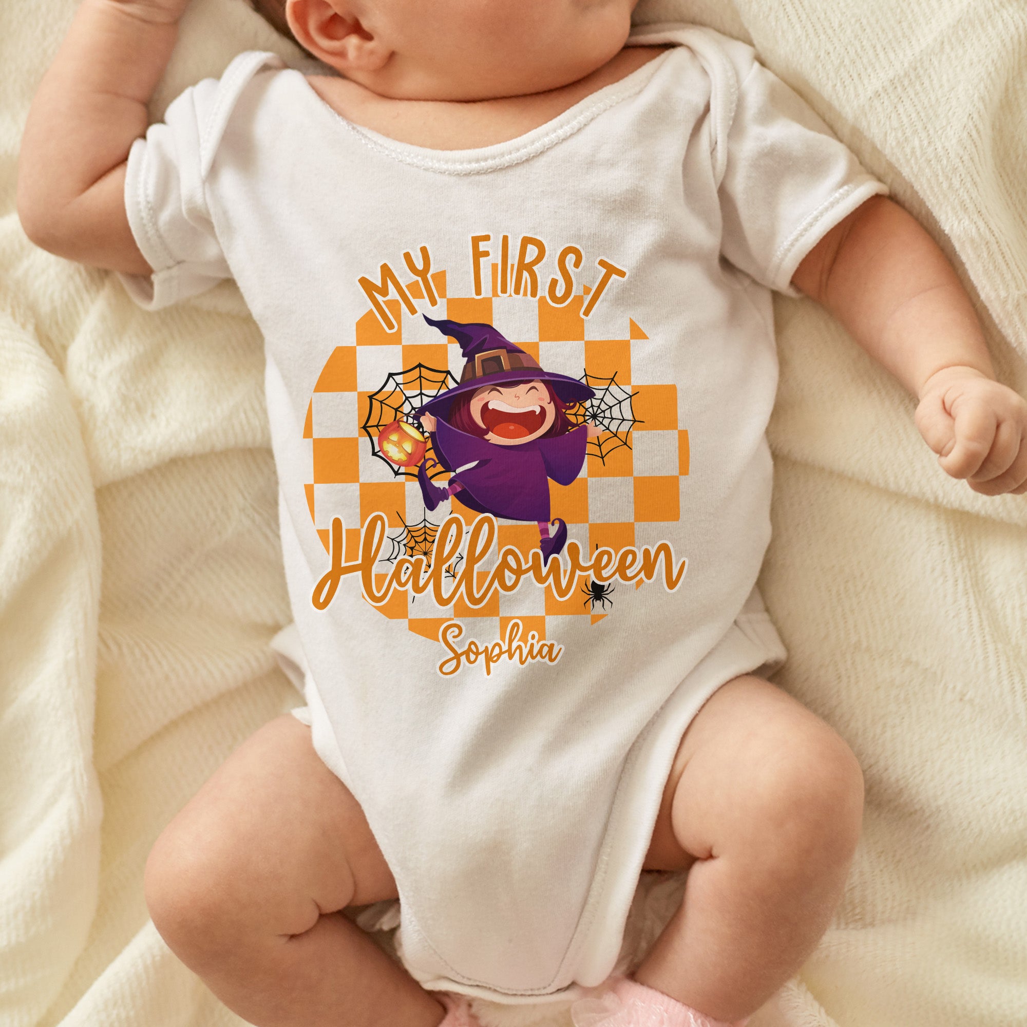 My Baby First Halloween - Personalized Baby Onesie