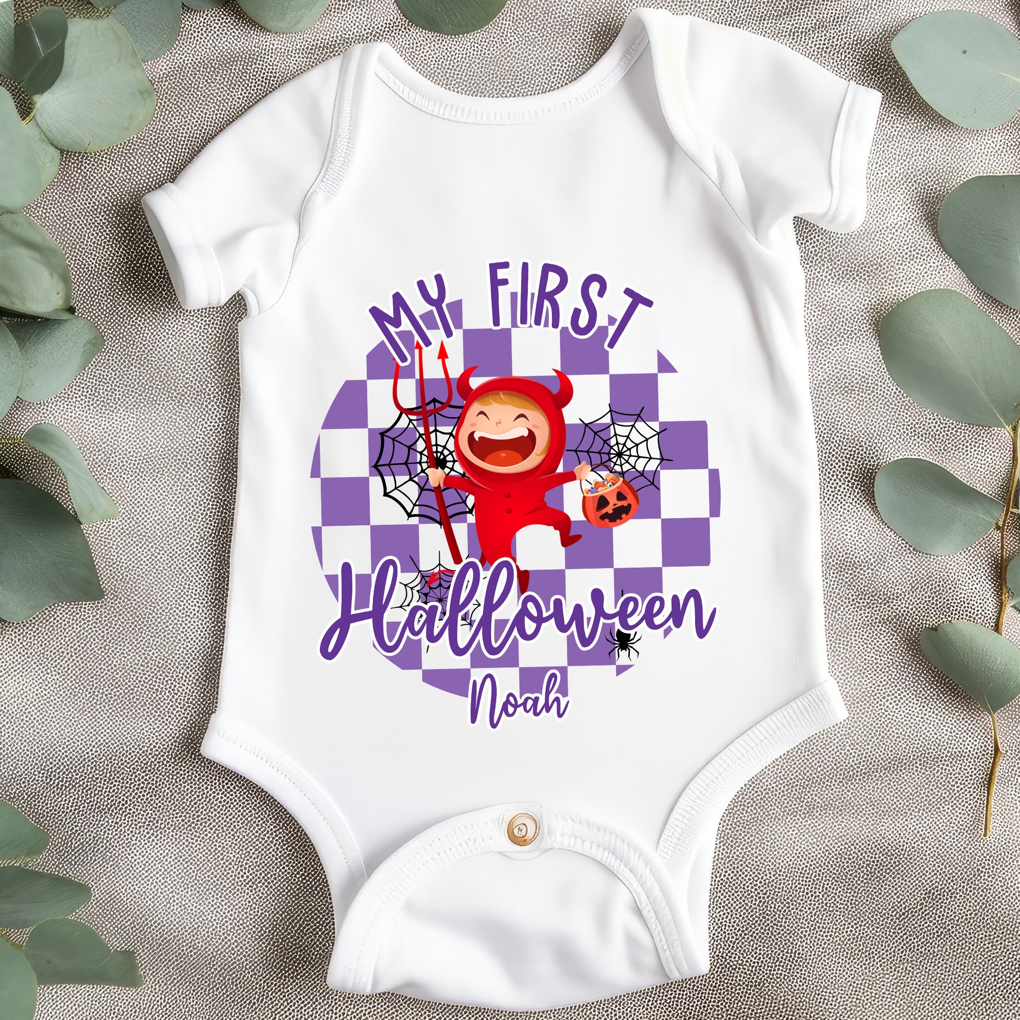 My Baby First Halloween - Personalized Baby Onesie