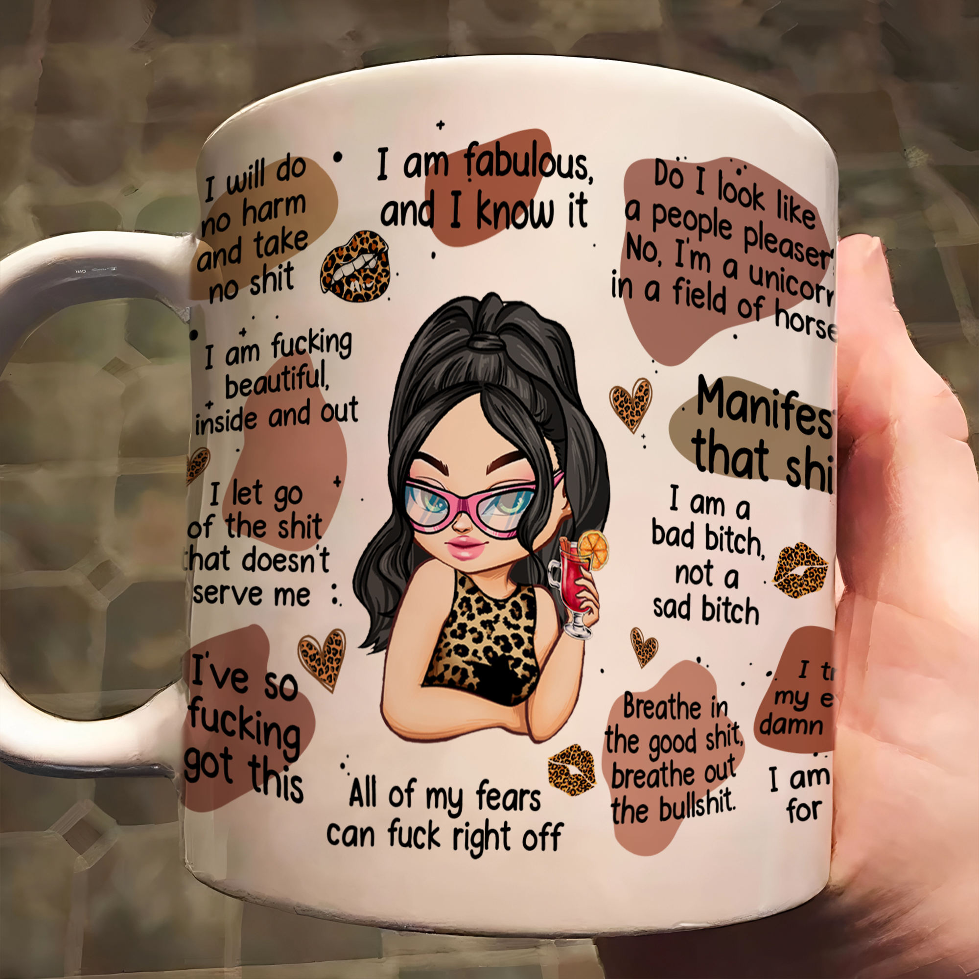 My Bad B*Tch Affirmations - Gifts For Daughter, Friend, For Me Gift - Personalized Mug