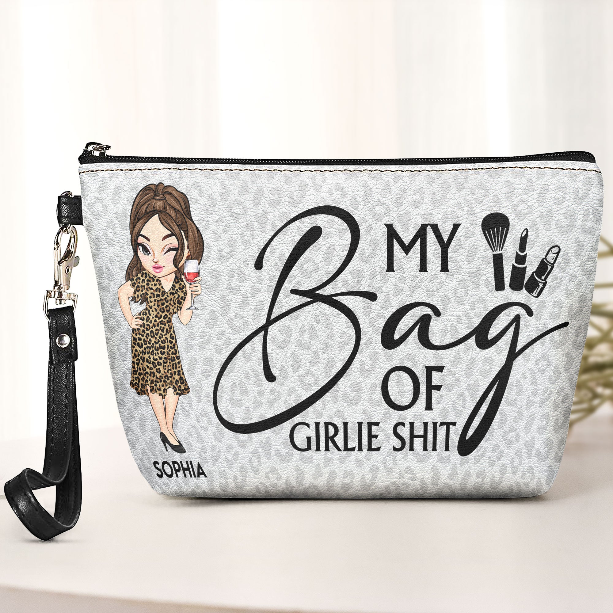 My Bag Of Girlie Shit - Personalized Cosmetic Bag