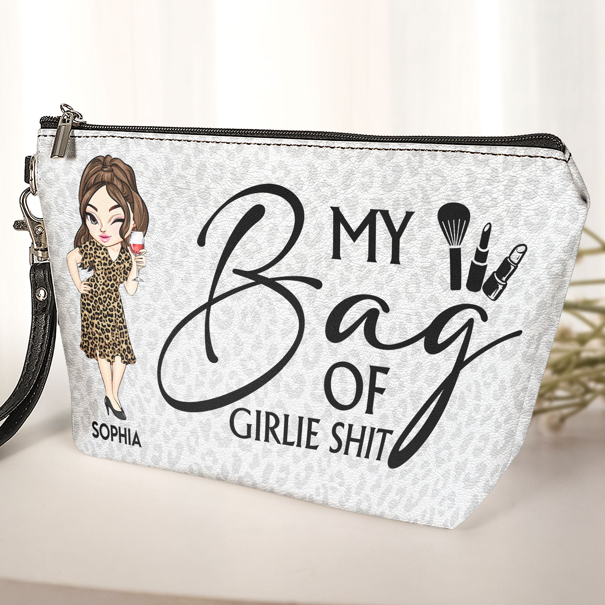 My Bag Of Girlie Shit - Personalized Cosmetic Bag