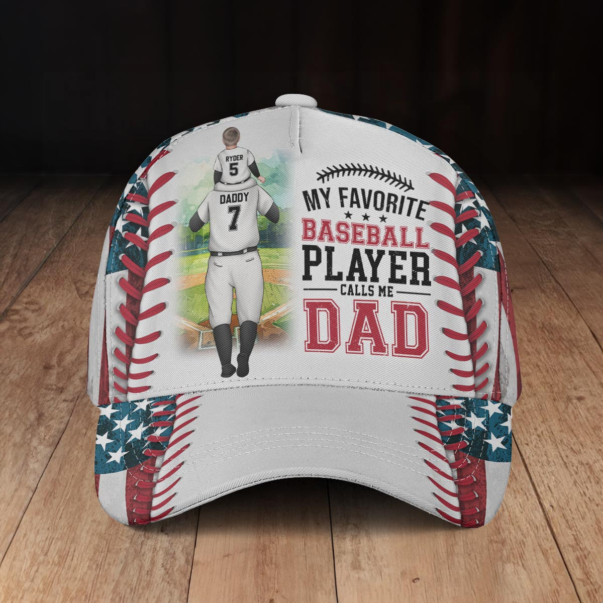 My Favorite Player Calls Me Dad - Personalized Classic Cap