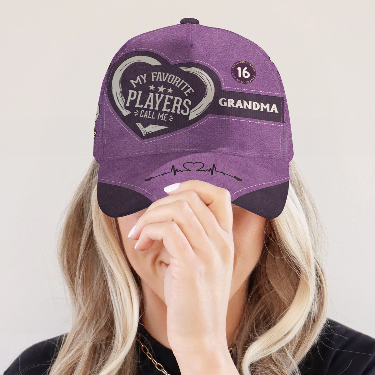 My Favorite Players Call Me Grandma - Personalized Classic Cap