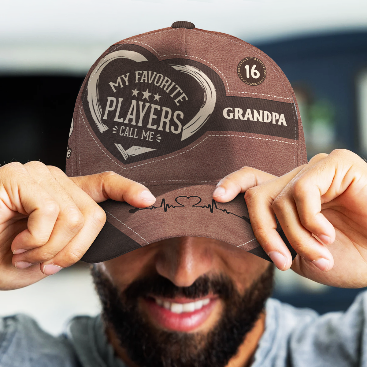 My Favorite Players Call Me Grandma - Personalized Classic Cap