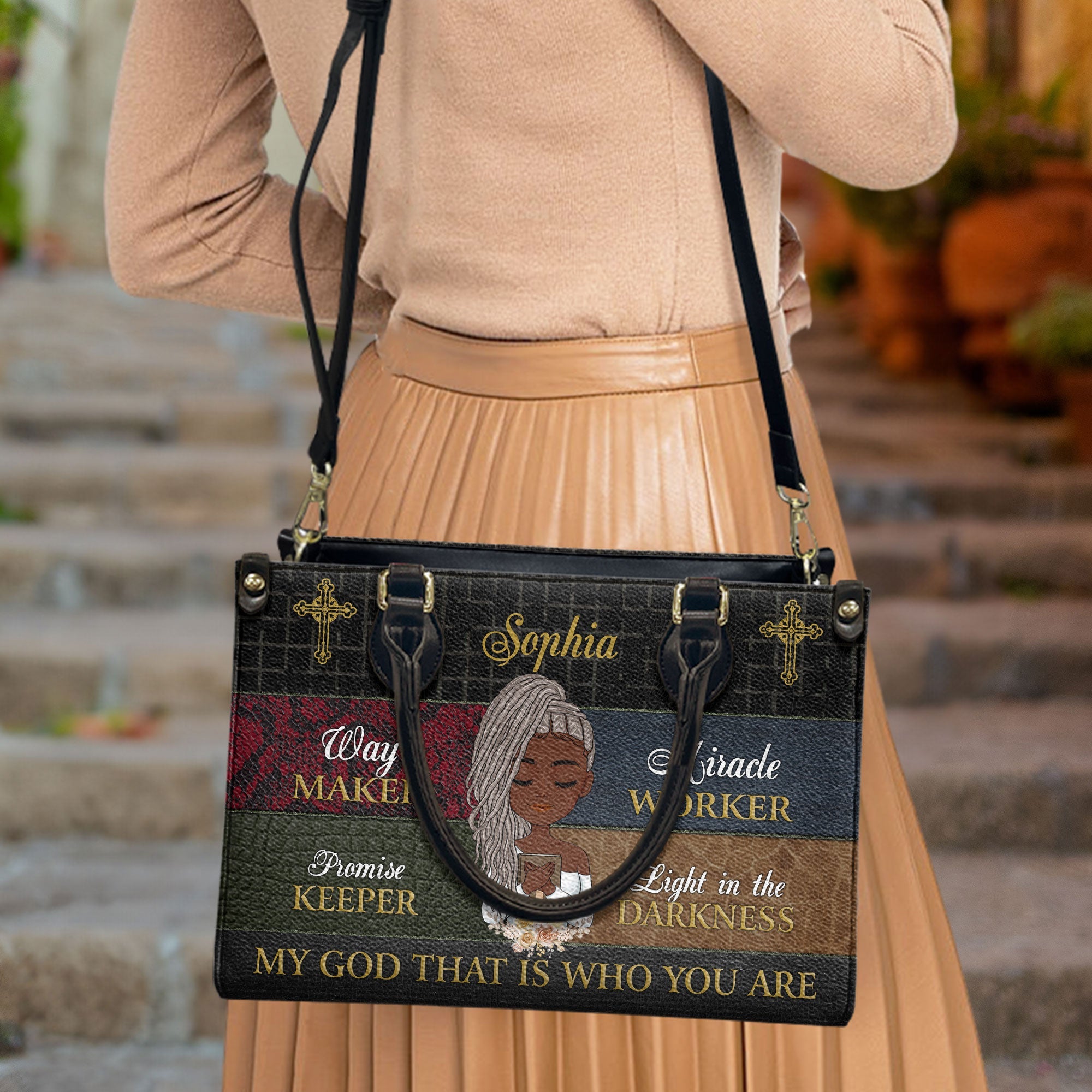 My God That Is Who You Are - Personalized Leather Bag