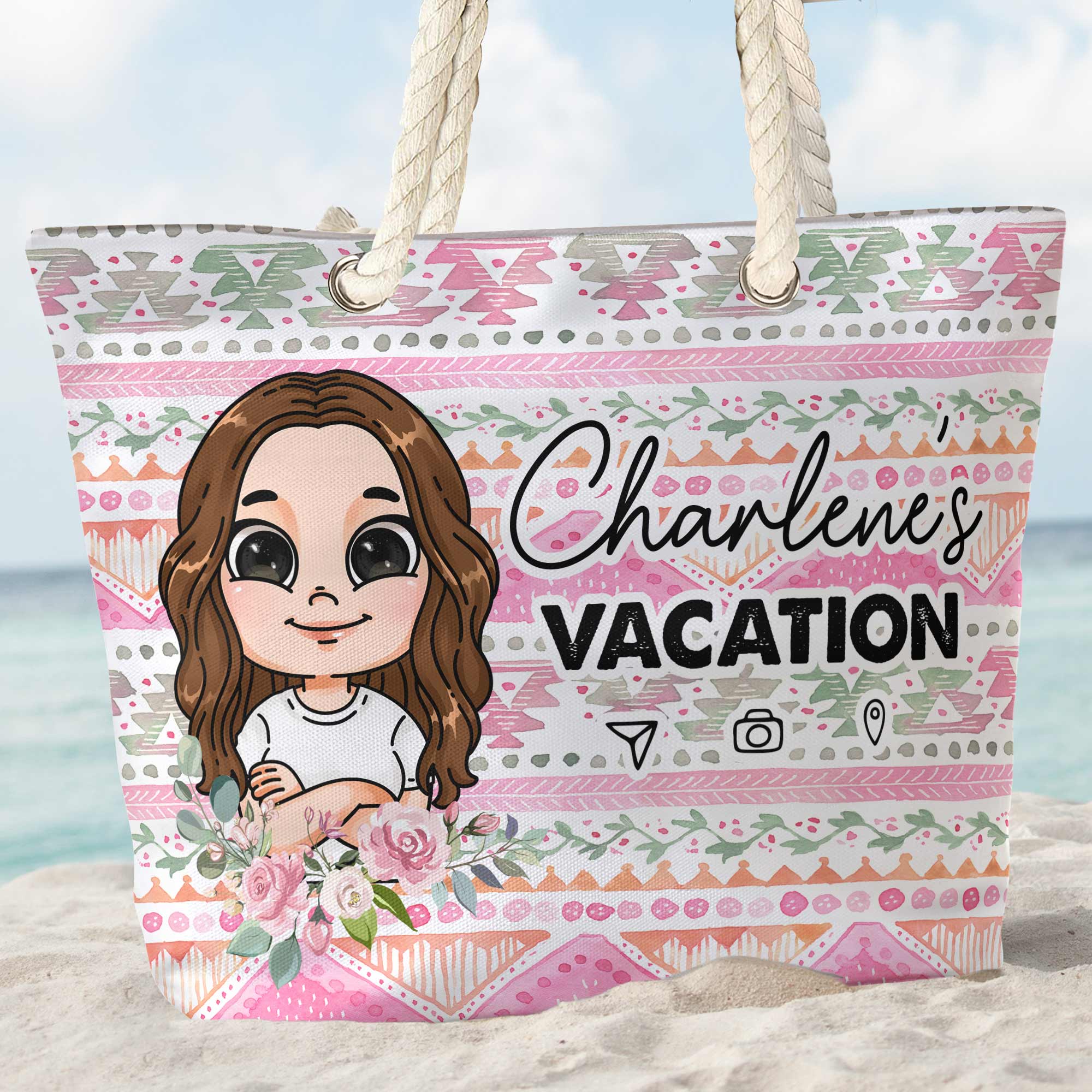 My Lovely Vacation Bag - Personalized Beach Bag