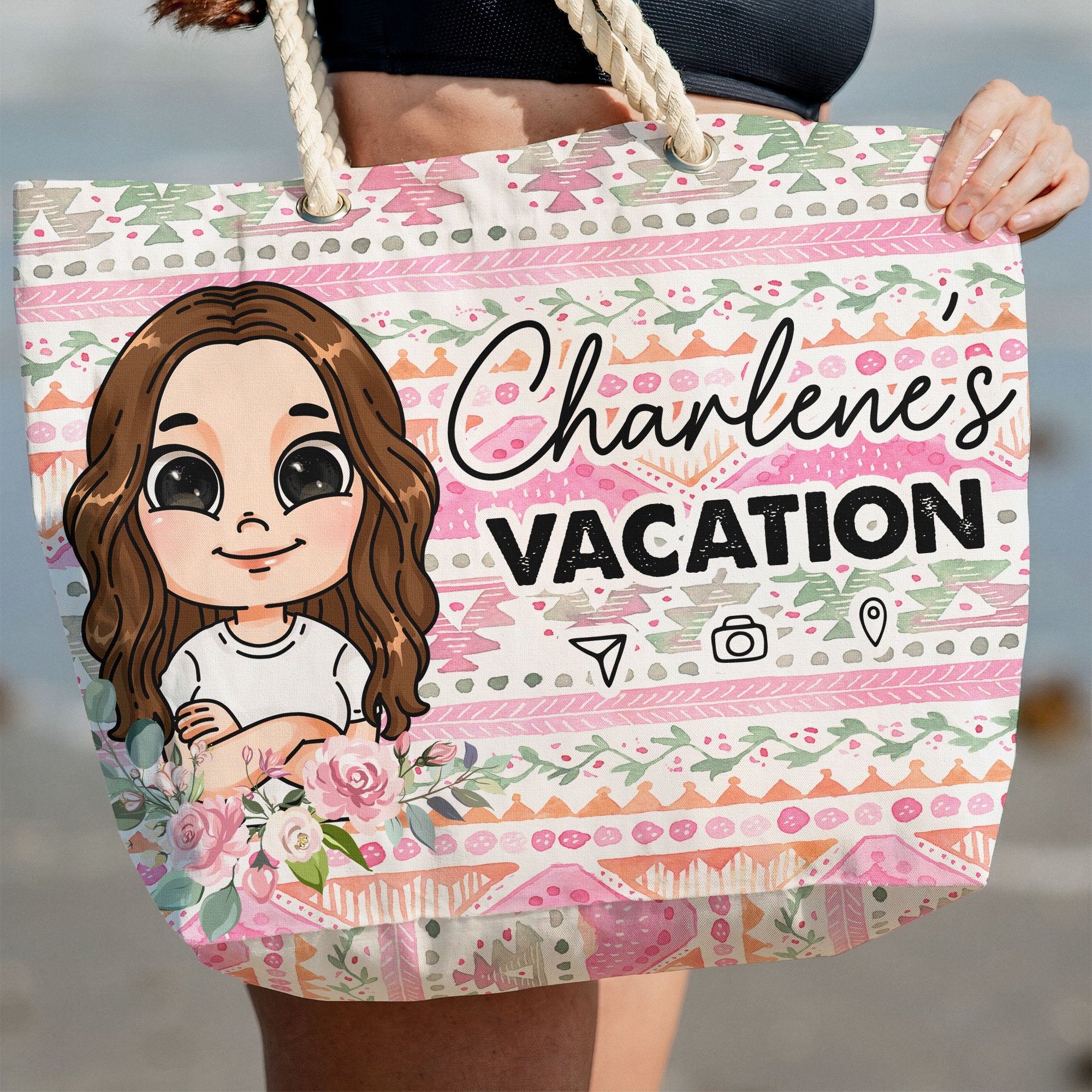 My Lovely Vacation Bag - Personalized Beach Bag