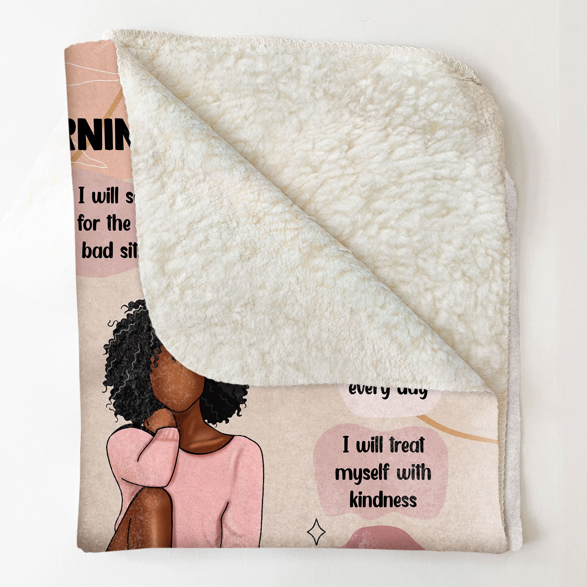 My Morning Affirmations - Personalized Blanket