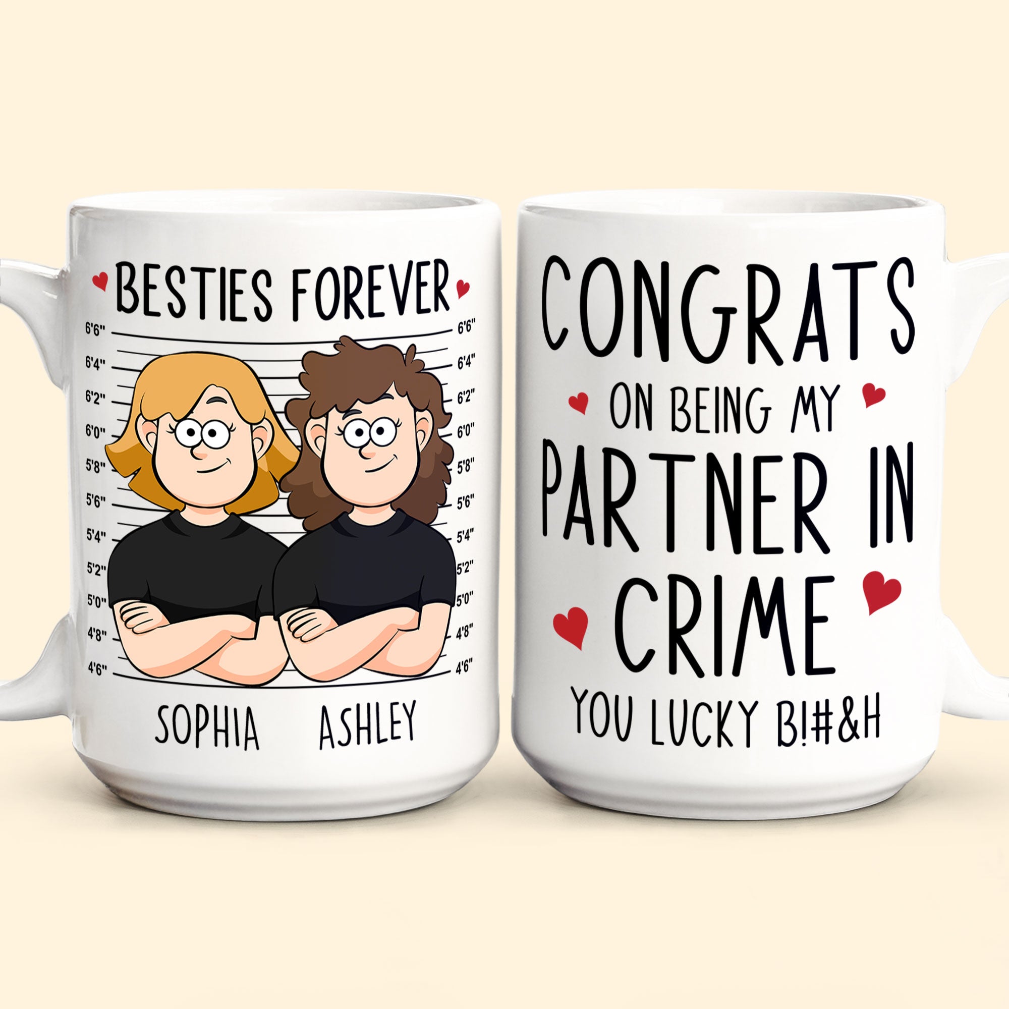 My Partner In Crime - Personalized Mug