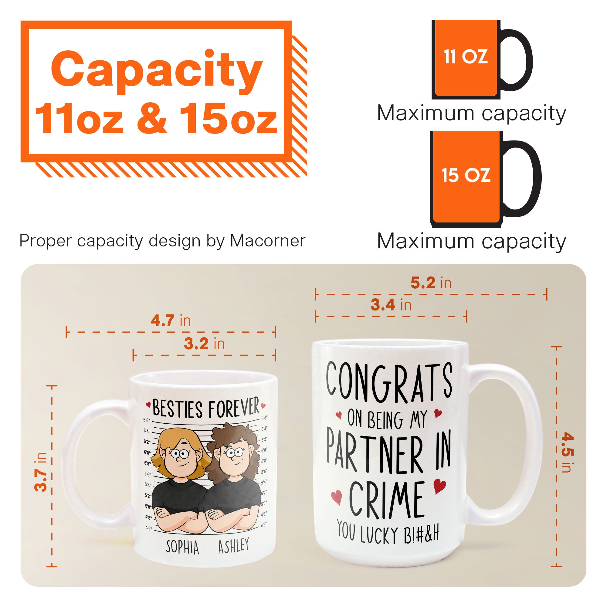 My Partner In Crime - Personalized Mug