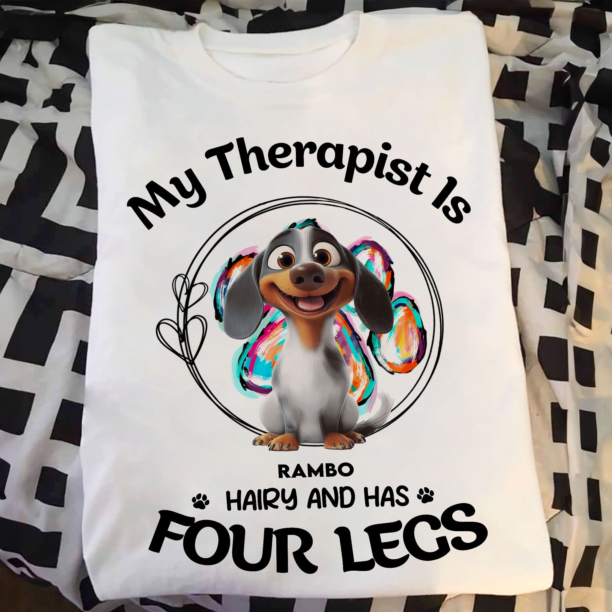 My Therapist Has Four Legs - Personalized Shirt