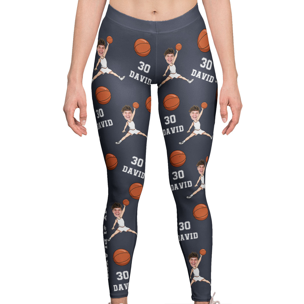 My #1 Player - Personalized Photo Leggings