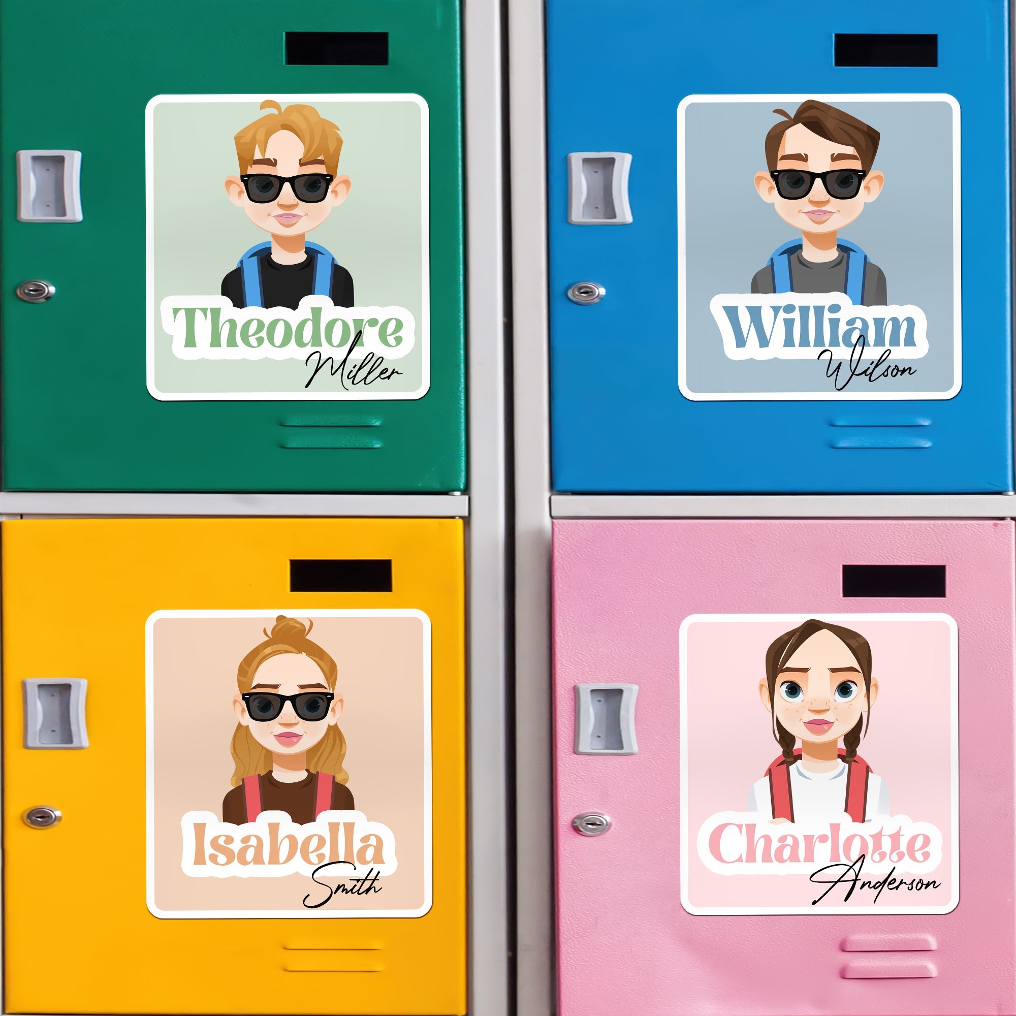 Name Magnet For School Locker - Personalized Magnet