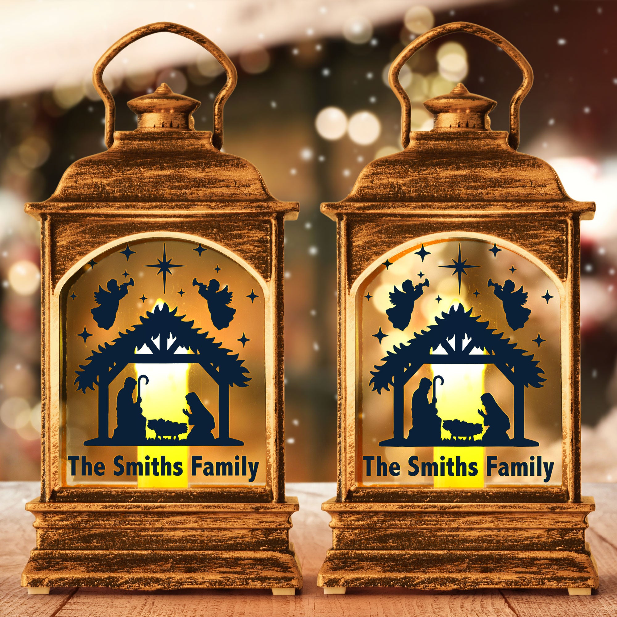 Nativity Scene - Personalized Wind Lamp