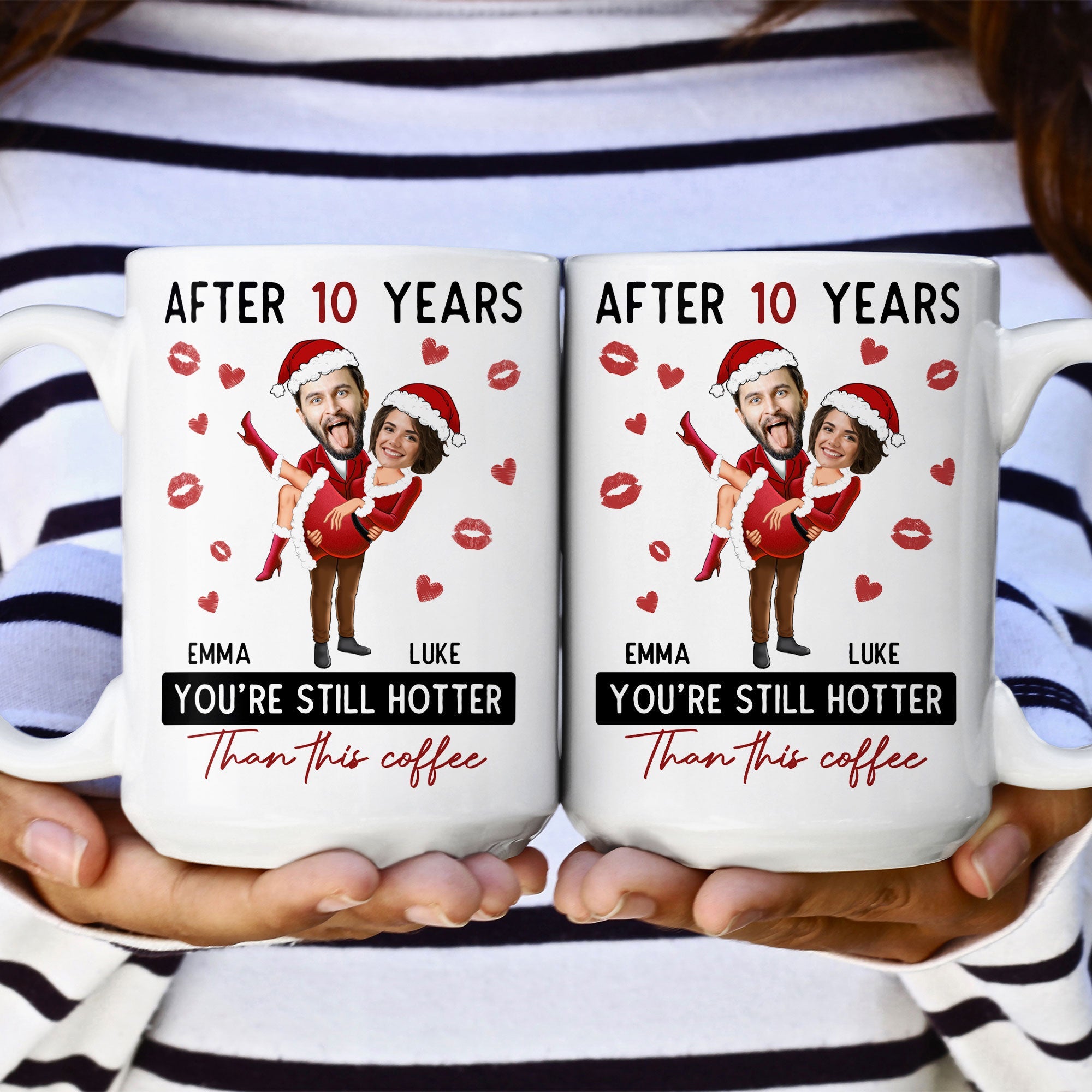 New After Years You're Still Hotter Than This Coffee - Personalized Photo Mug