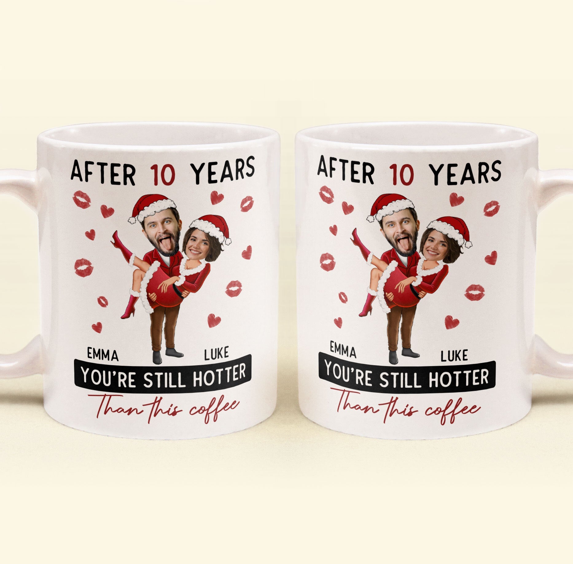 New After Years You're Still Hotter Than This Coffee - Personalized Photo Mug