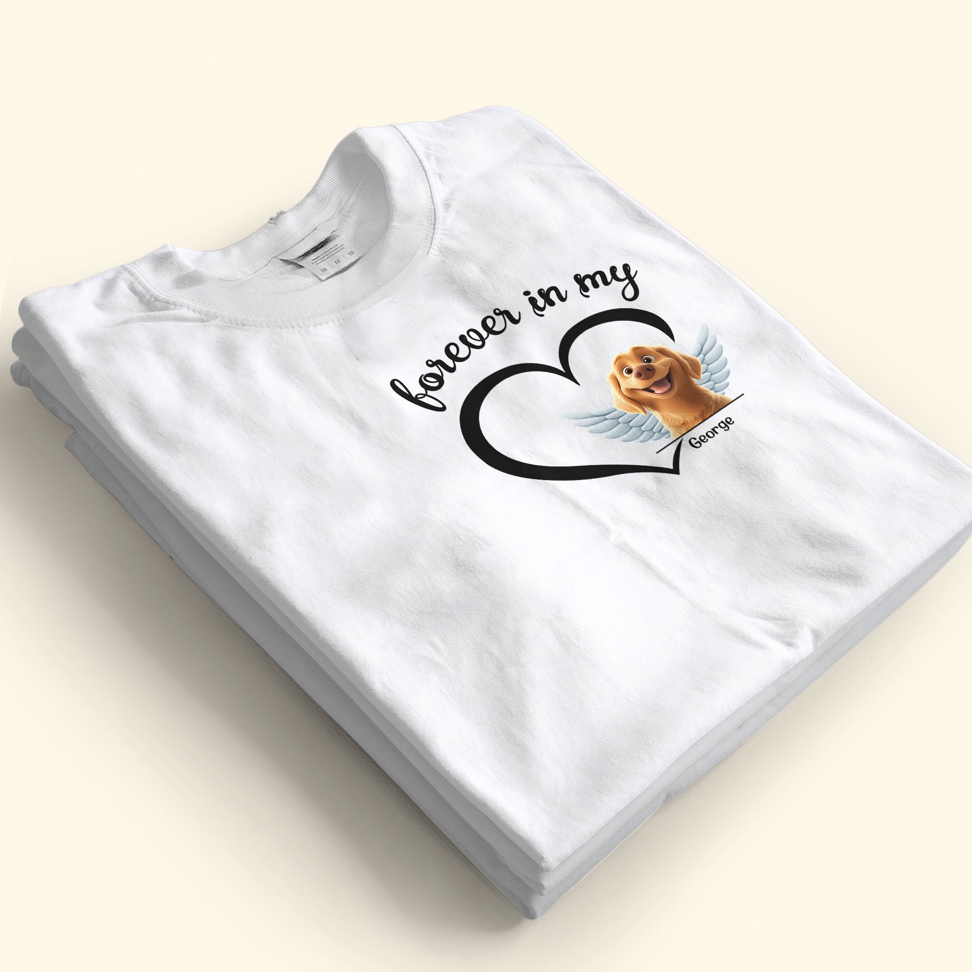 New Version Forever In My Heart Pet Loss - Personalized Shirt