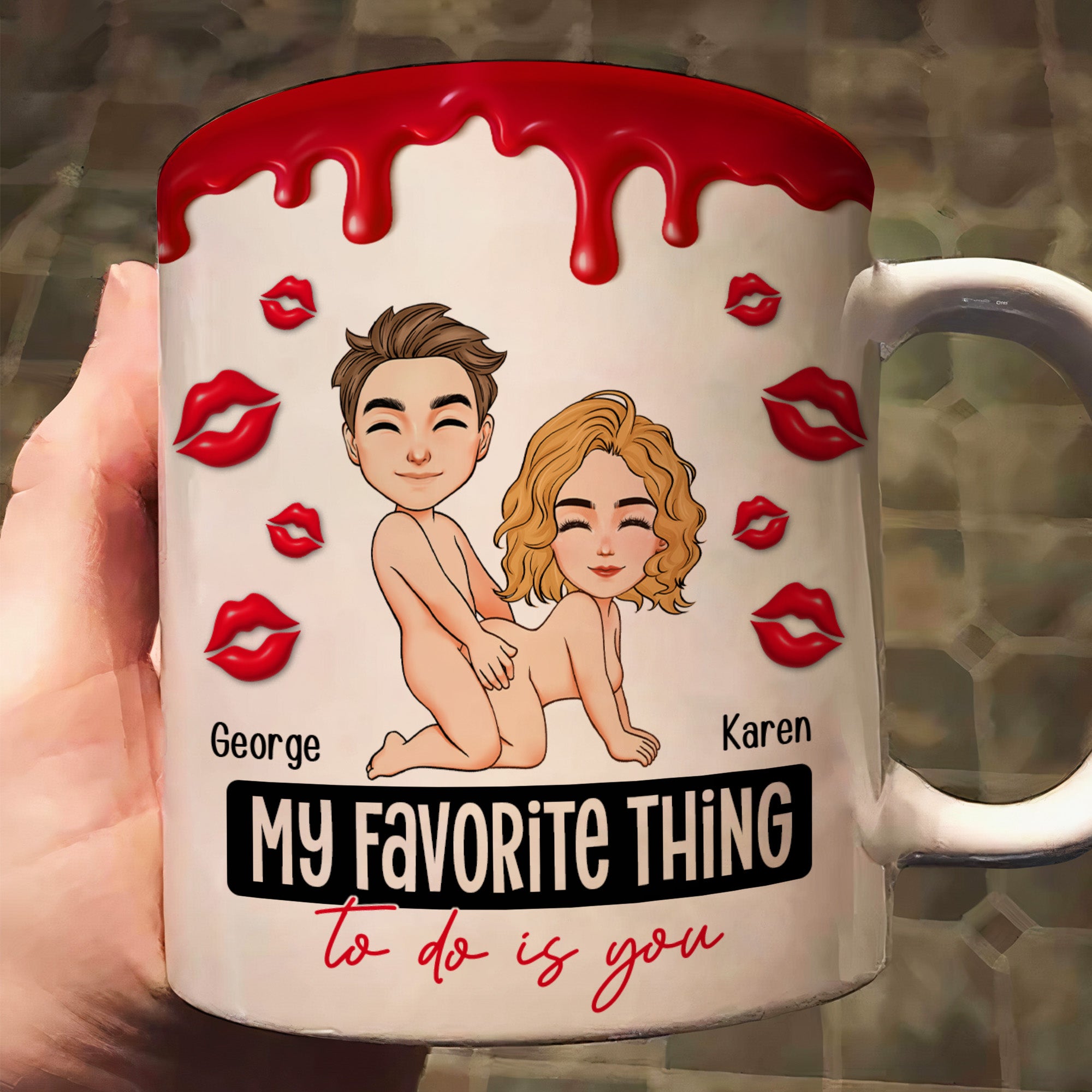 New Version My Favorite Thing To Do Is You - Personalized Mug