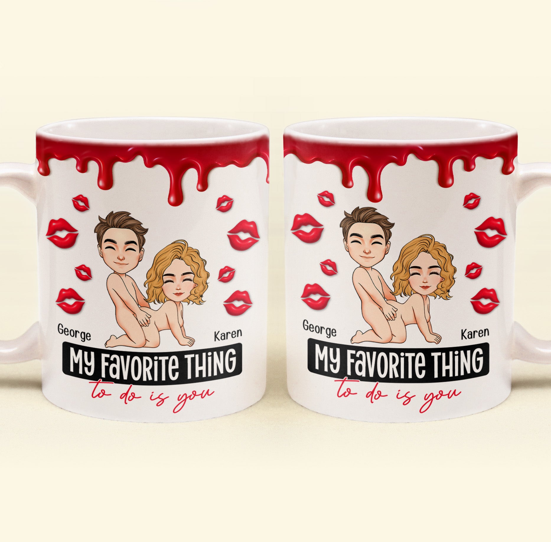 New Version My Favorite Thing To Do Is You - Personalized Mug